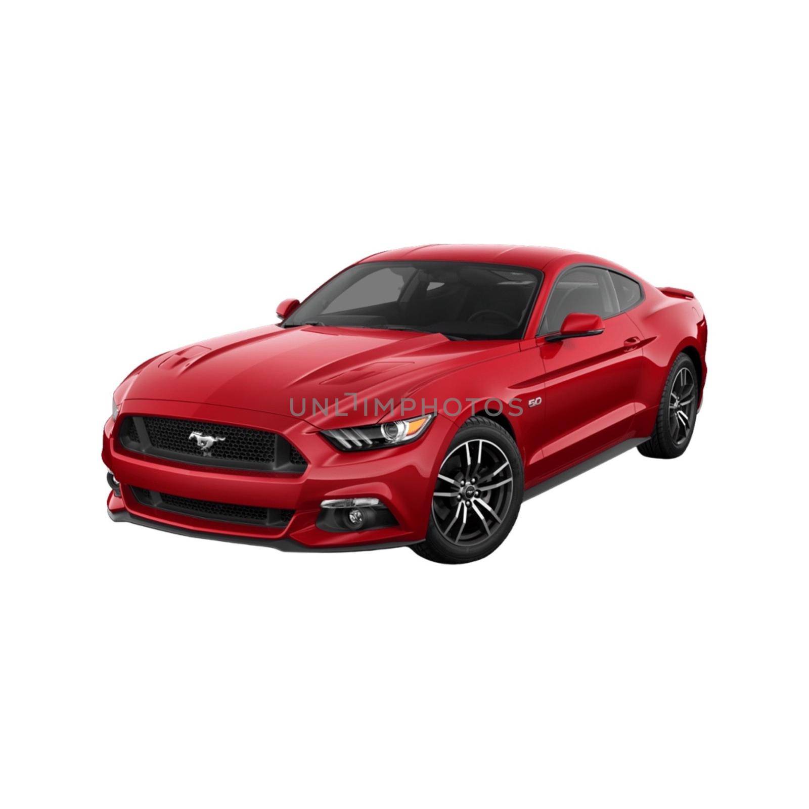 Isolated Picture of a Ford Mustang by FlyingDoctor