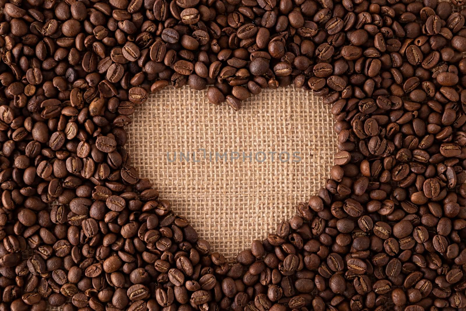 coffee heart shape frame by hayaship