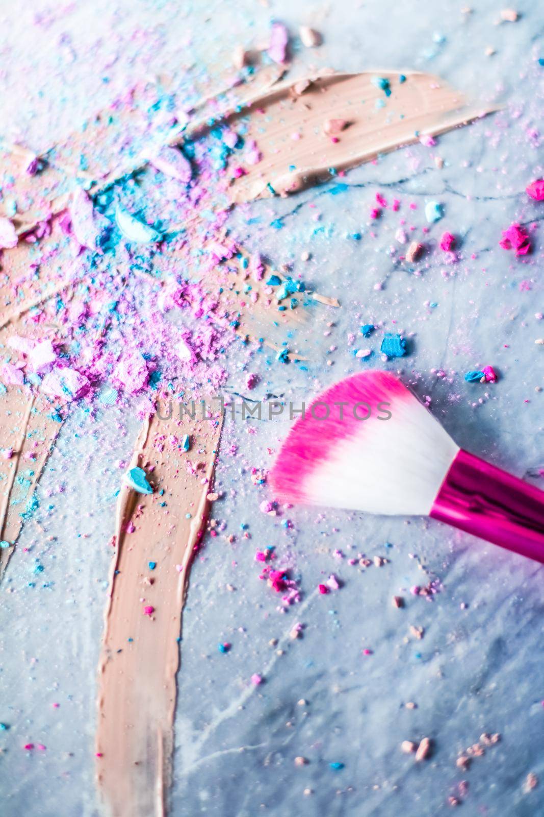 Beauty textures, mua products and shopping concept - Art of makeup, cosmetic background for beauty, fashion blog and online shop