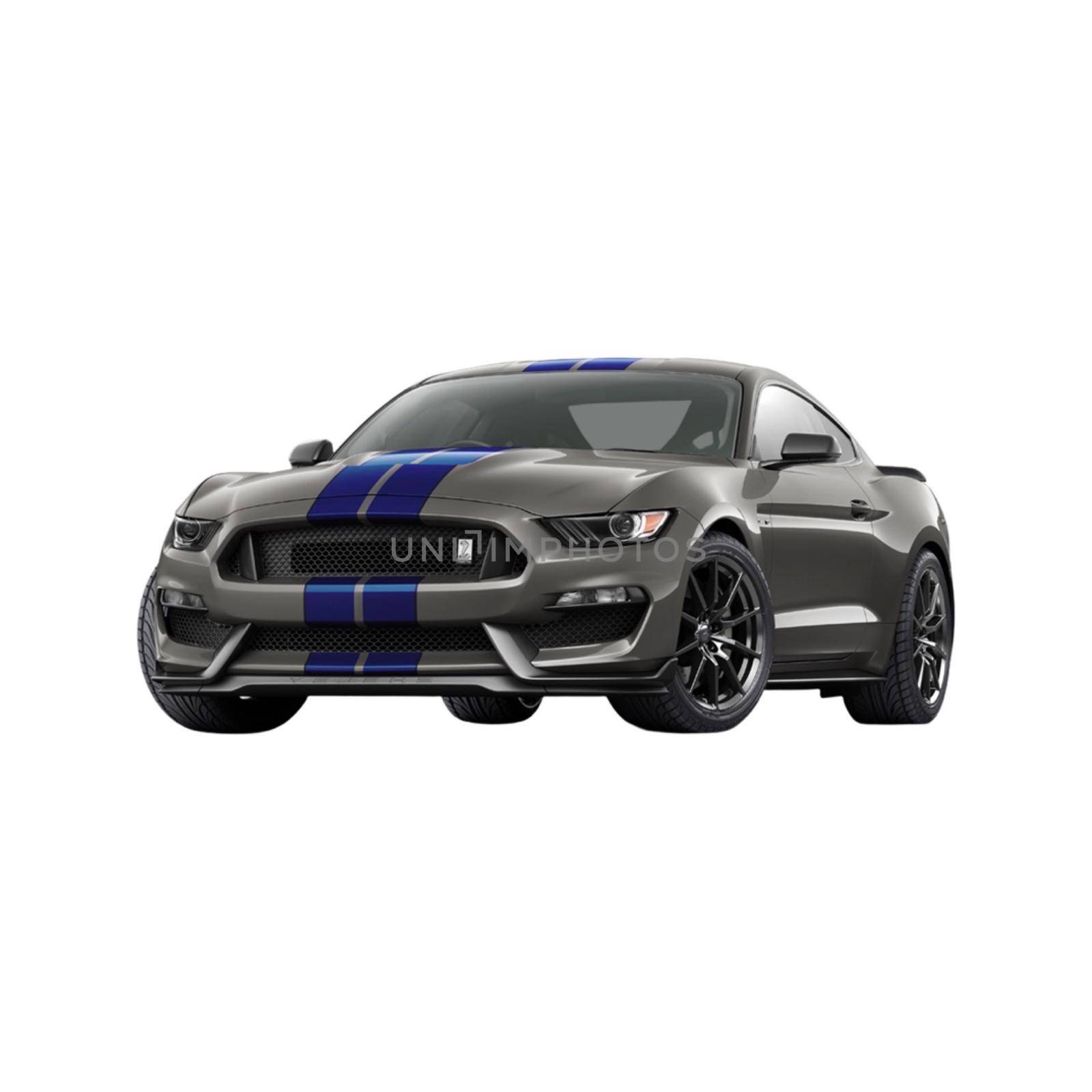 Isolated Picture of a Ford Mustang by FlyingDoctor