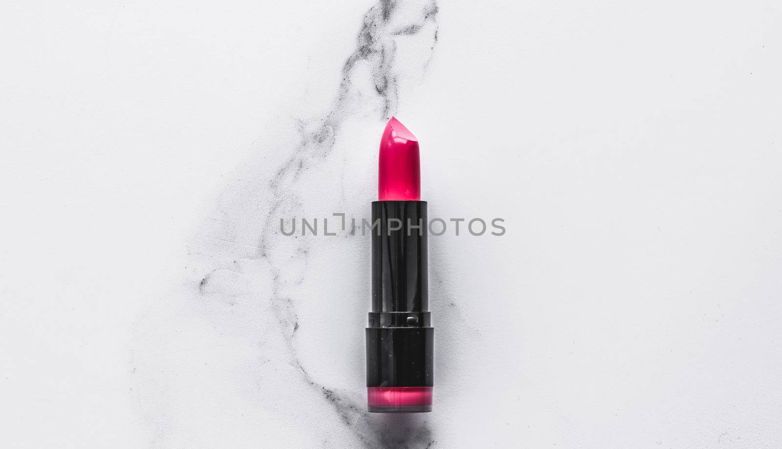 Make-up and cosmetics products on marble, flatlay background by Anneleven