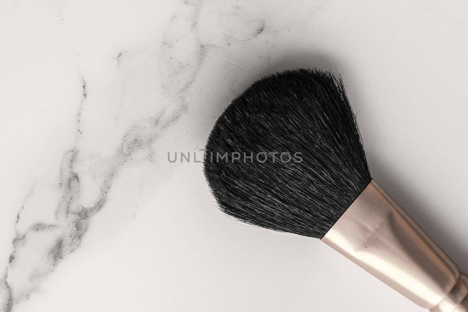 Make-up and cosmetics products on marble, flatlay background by Anneleven