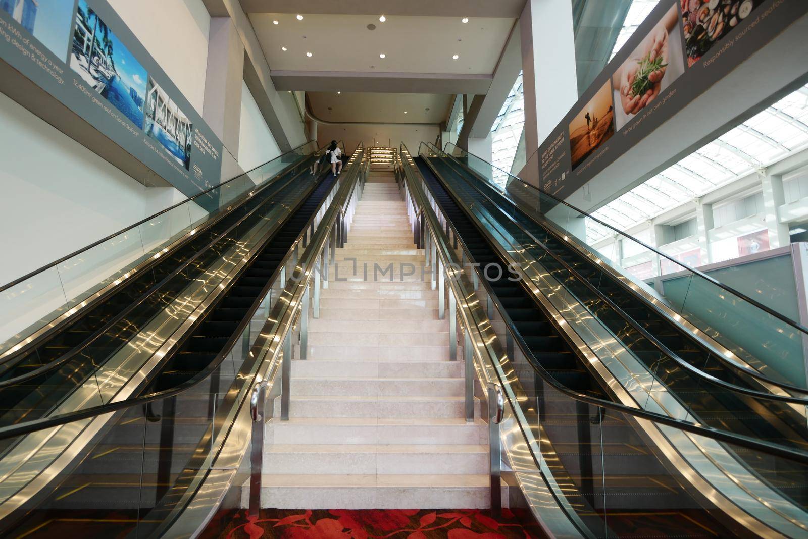 singapore, Marina bay 12 june 2022. the shoppes marina bay sand shopping mall .