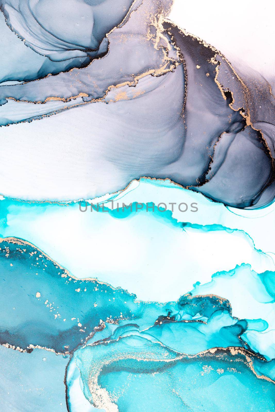 Marble ink abstract art from meticulous original painting abstract background . Painting was painted on high quality paper texture to create smooth marble background pattern of ombre alcohol ink .