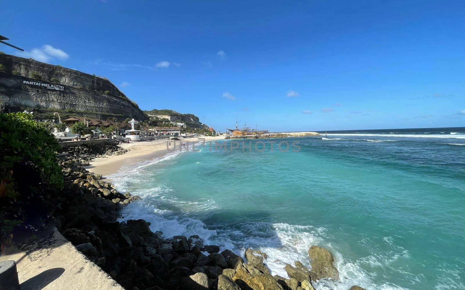 tropical paradise beach with white sand travel tourism wide panorama background concept bali beach indonesia