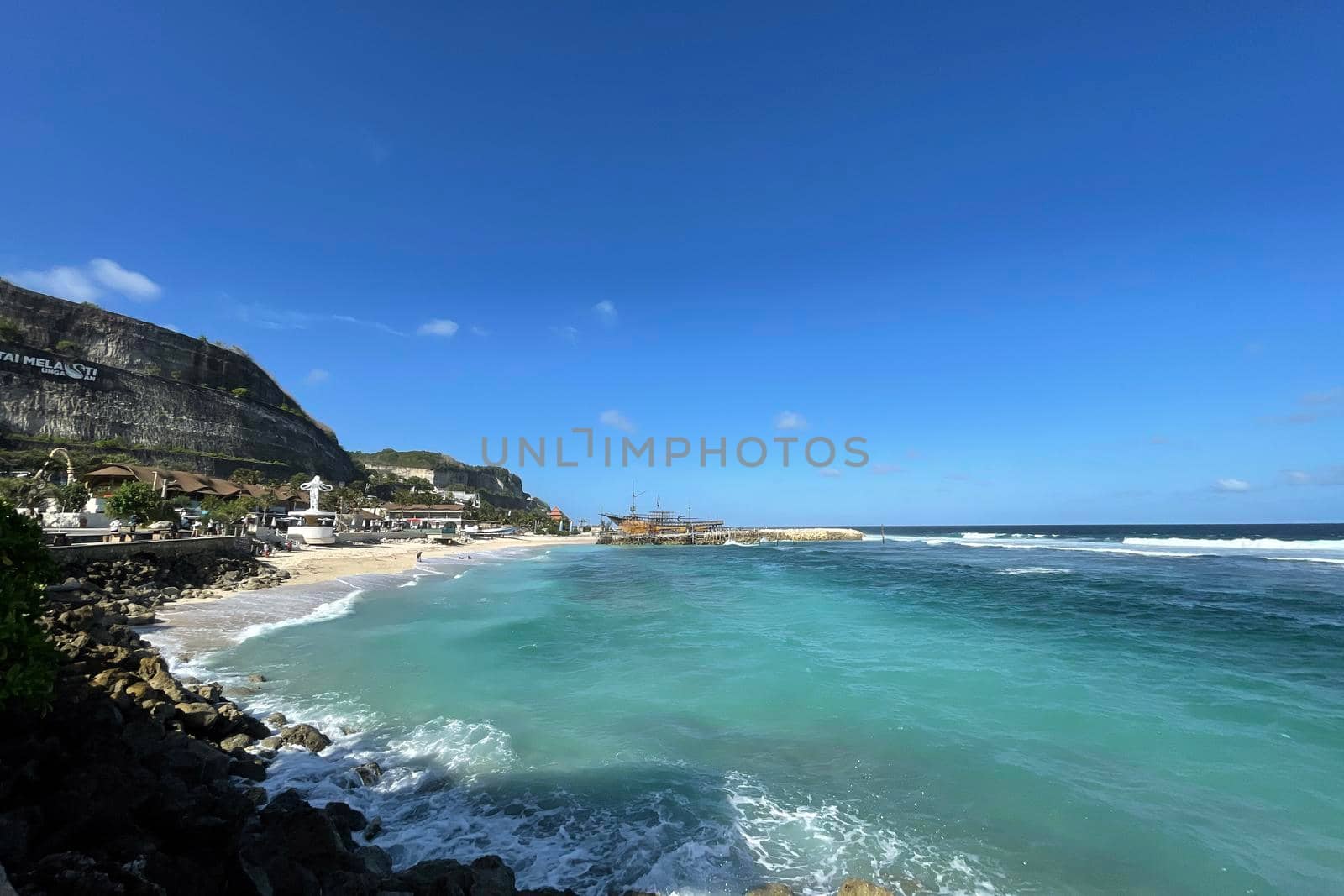 tropical paradise beach with white sand travel tourism wide panorama background concept bali beach