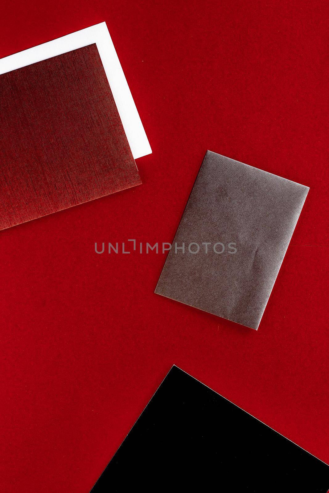 Paper stationery for design and branding, flatlay mockup by Anneleven