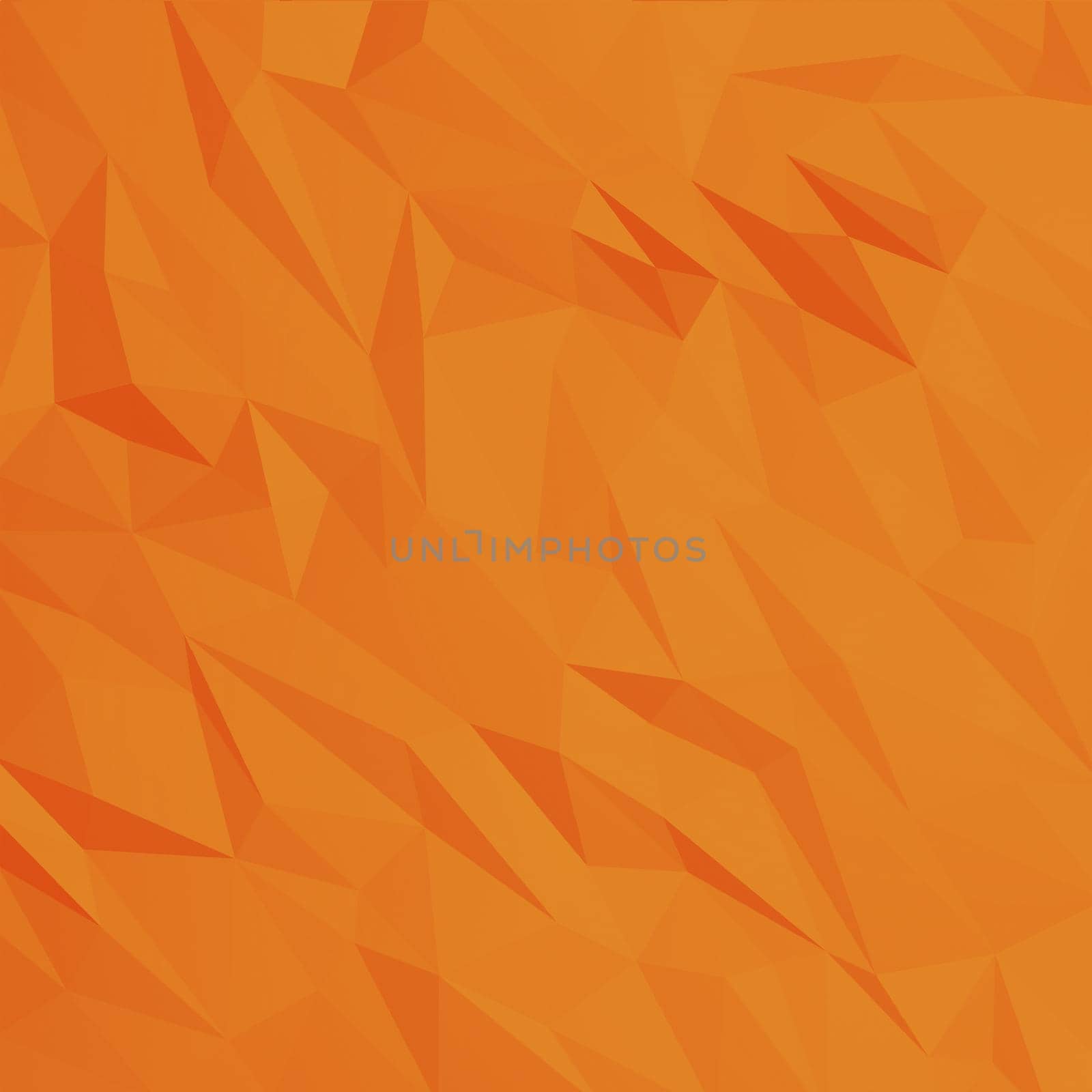 Abstract background of low polygons on orange wall for autumn. by ImagesRouges