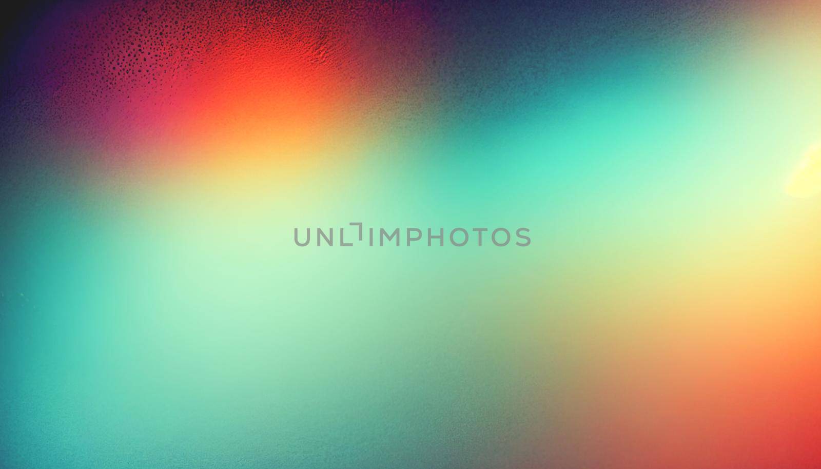 3D Illustration pastel multi color gradient blurred background.