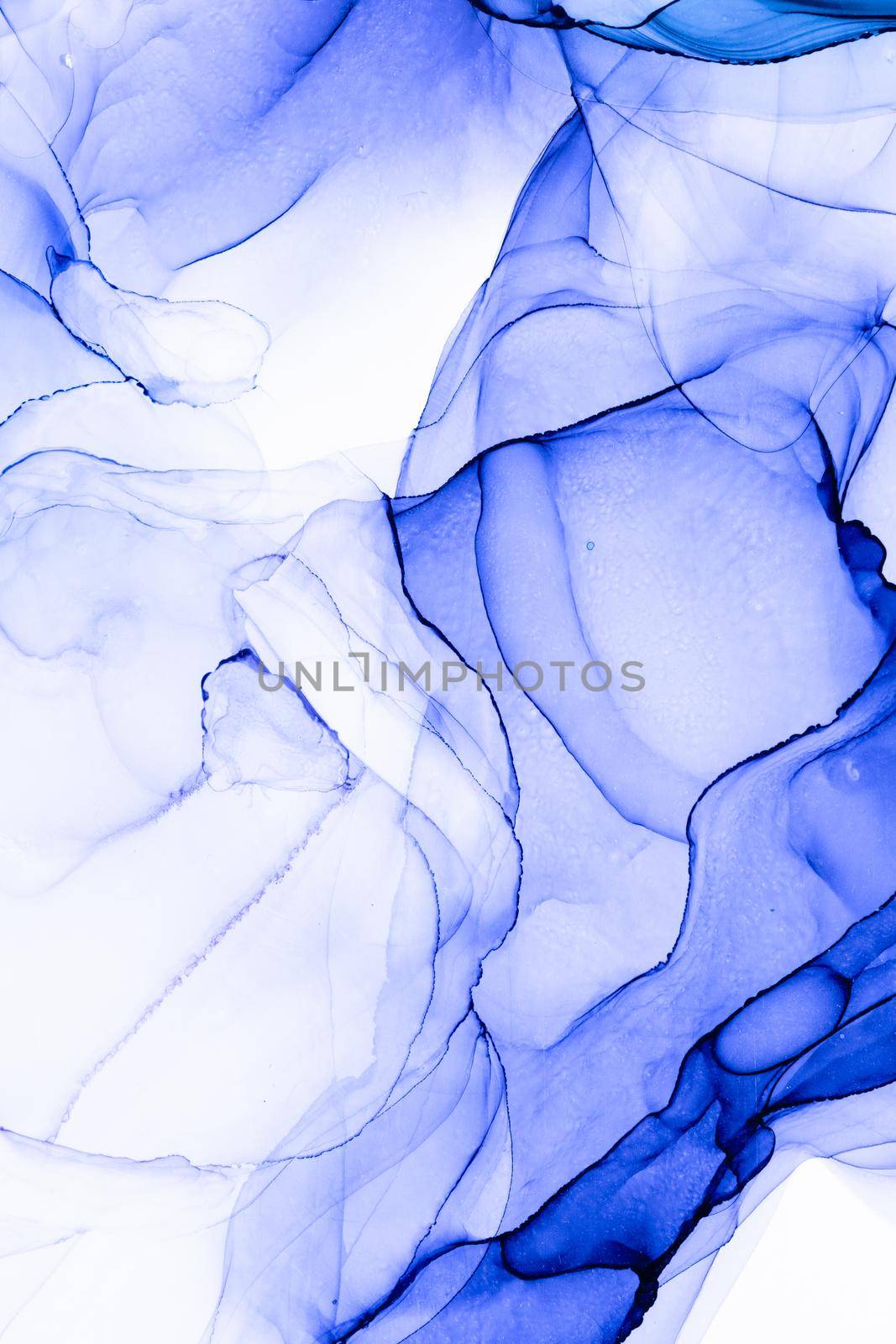 Marble ink abstract art from exquisite original painting for abstract background . Painting was painted on high quality paper texture to create smooth marble background pattern of ombre alcohol ink .