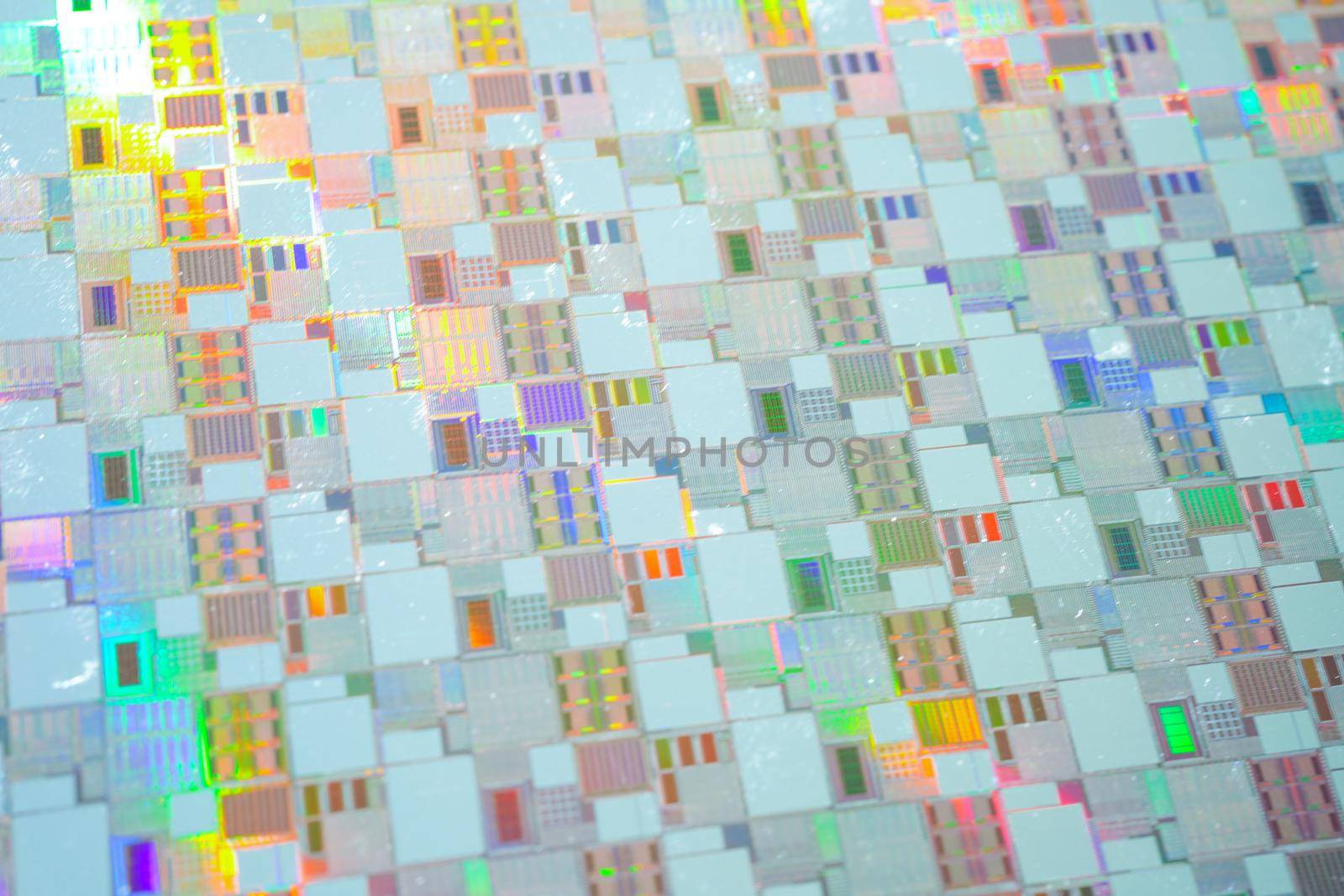 Silicon wafer for manufacturing semiconductor of integrated circuit.