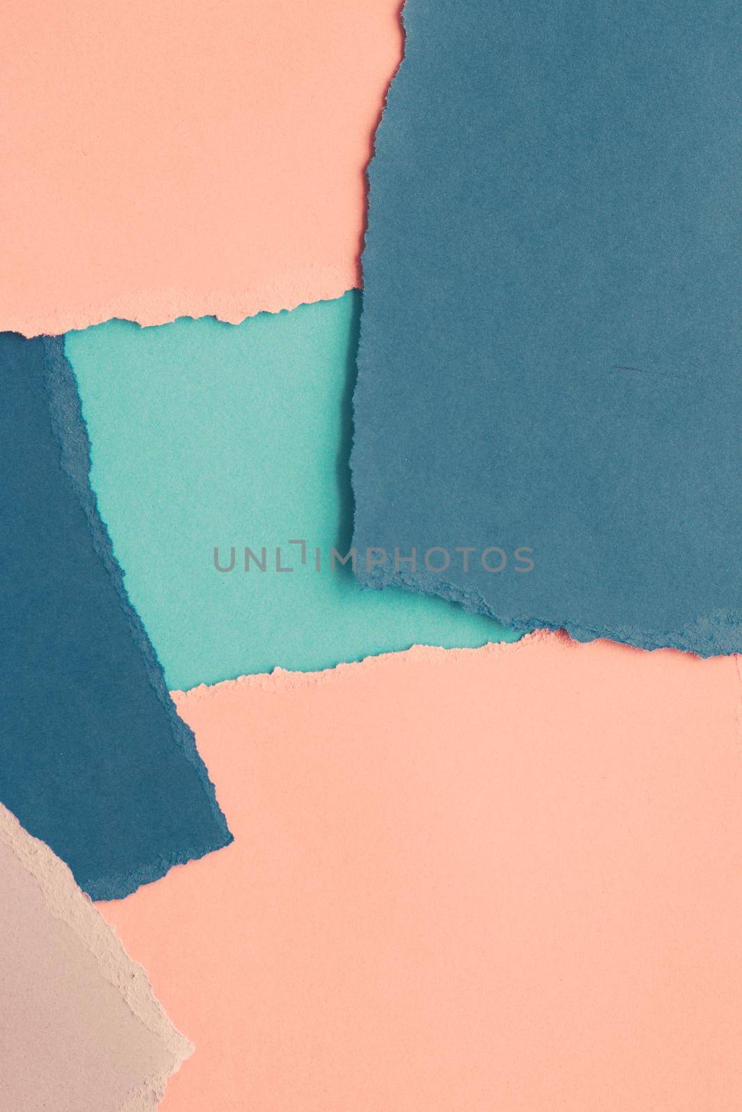 Torn paper textured background, stationery mockup by Anneleven