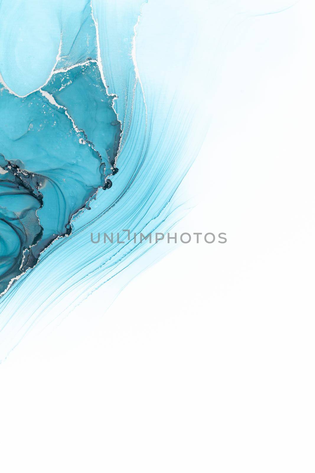 Marble ink abstract art from meticulous original painting abstract background . Painting was painted on high quality paper texture to create smooth marble background pattern of ombre alcohol ink .