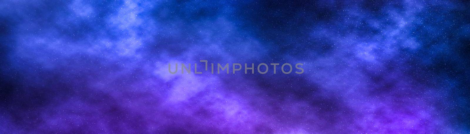 Cosmic abstract, space travel and future science concept - Night sky stars background, nebula clouds in cosmos