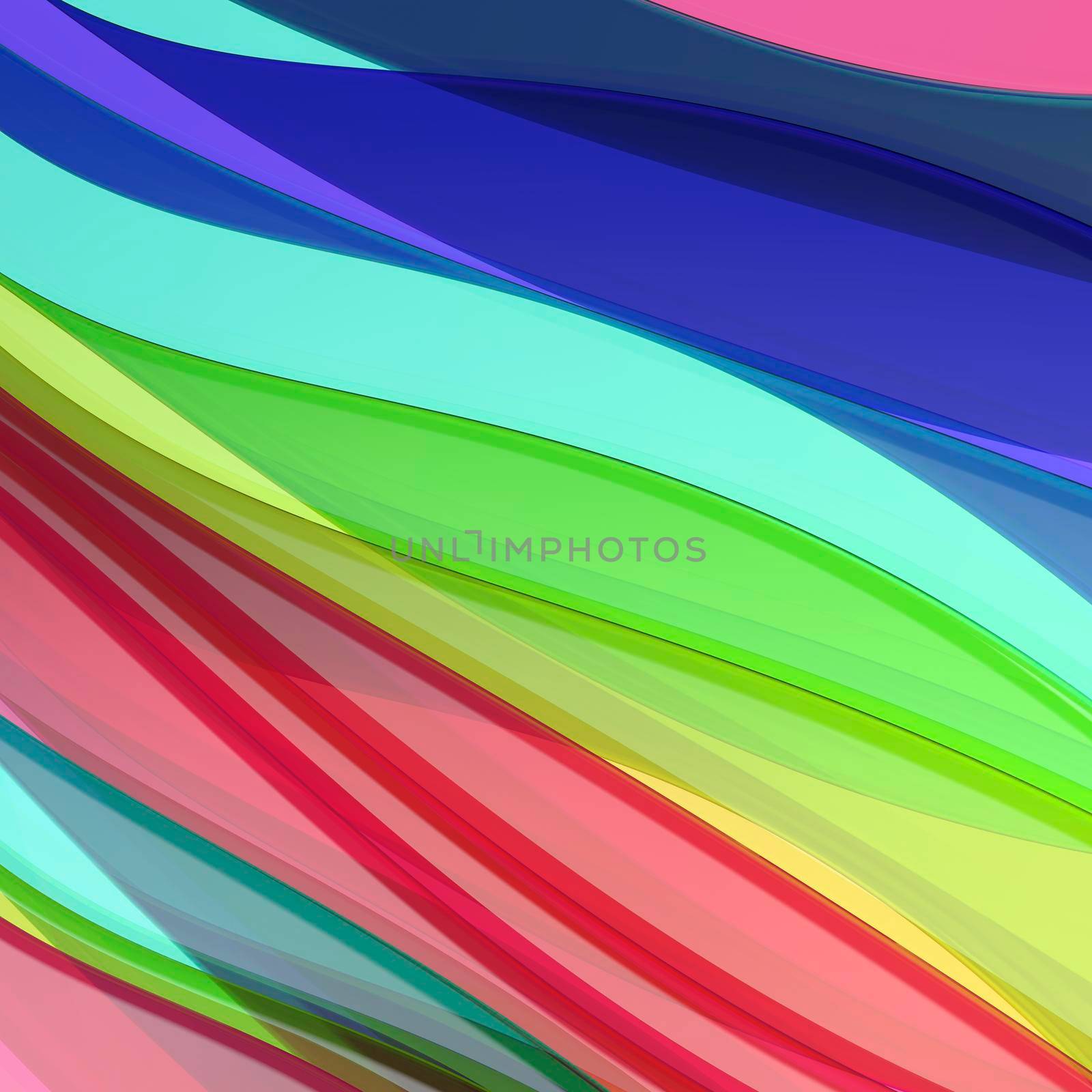 Abstract background with many transparent colorful layers