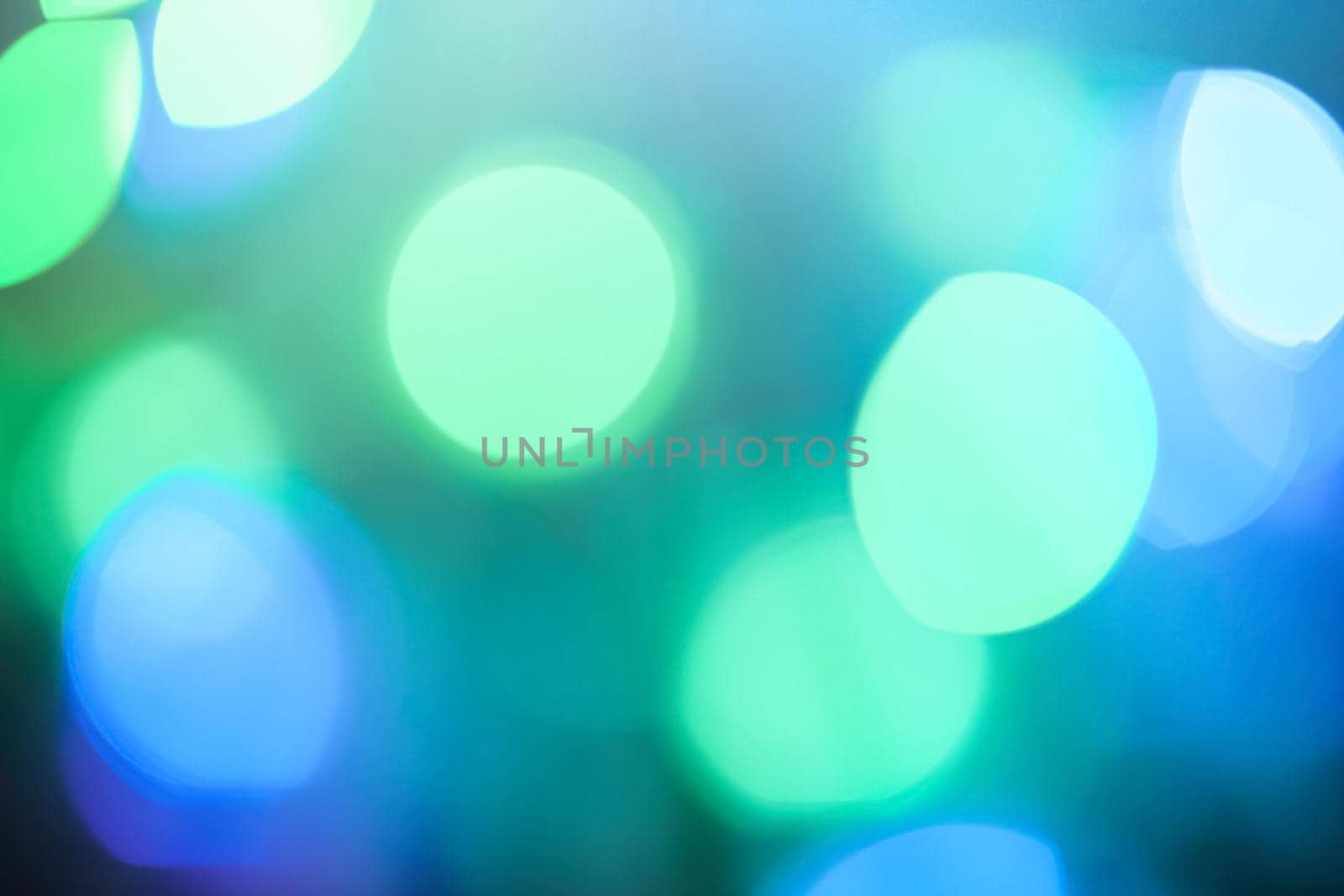 Colourful lights bokeh - abstract background, defocused overlay, bright colours concept