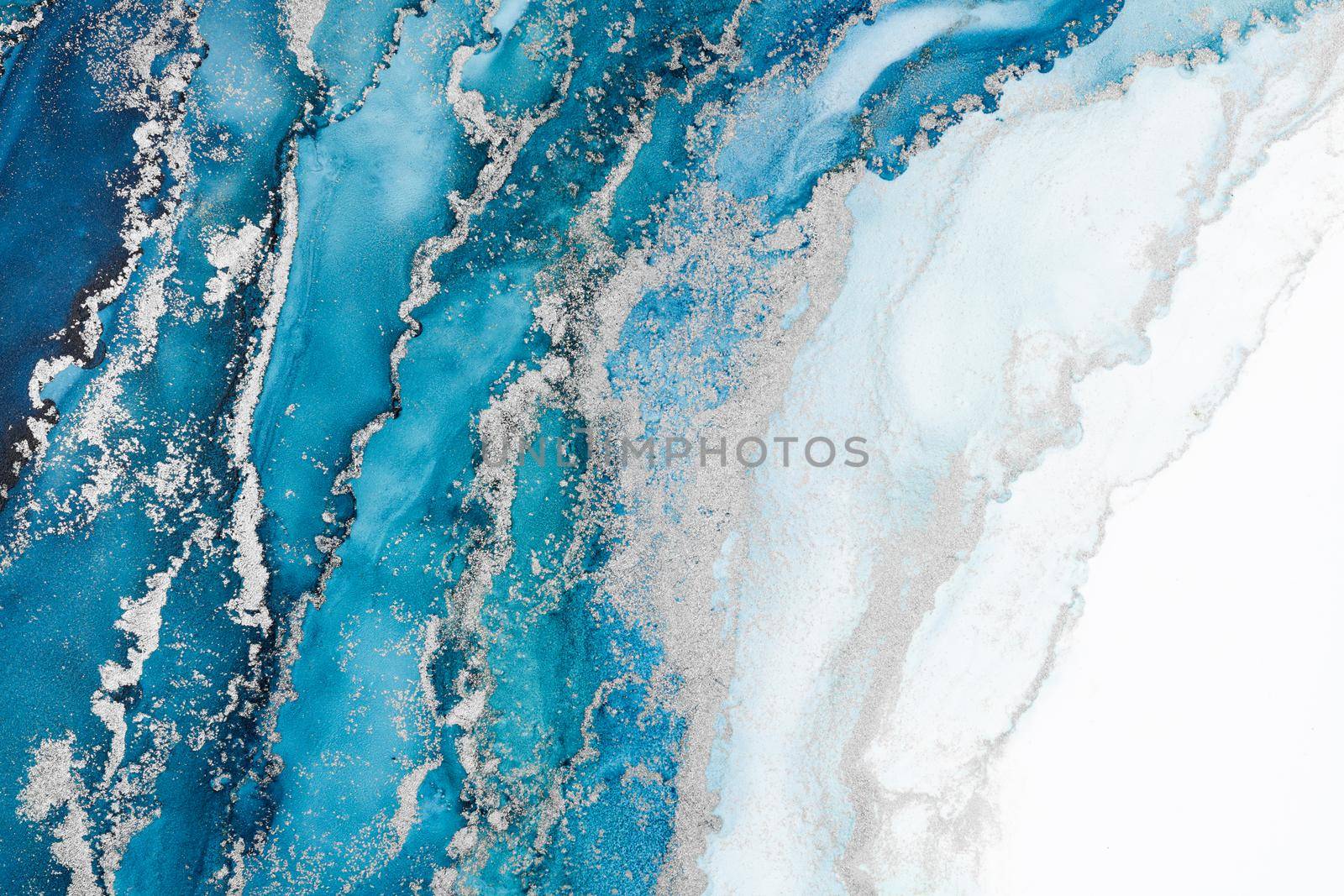 Marble ink abstract art from meticulous original painting abstract background . Painting was painted on high quality paper texture to create smooth marble background pattern of ombre alcohol ink .