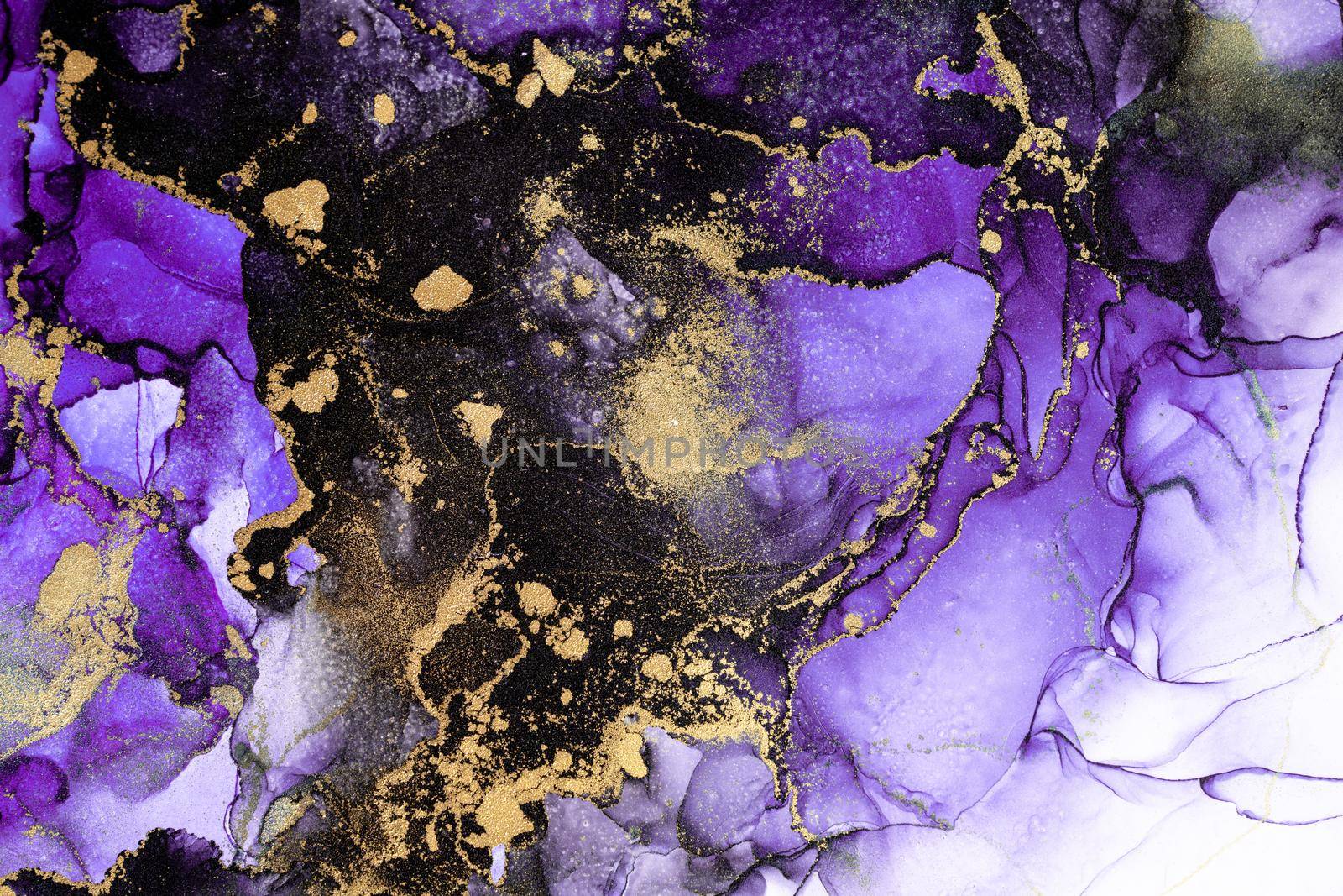 Marble ink abstract art from exquisite original painting for abstract background by biancoblue