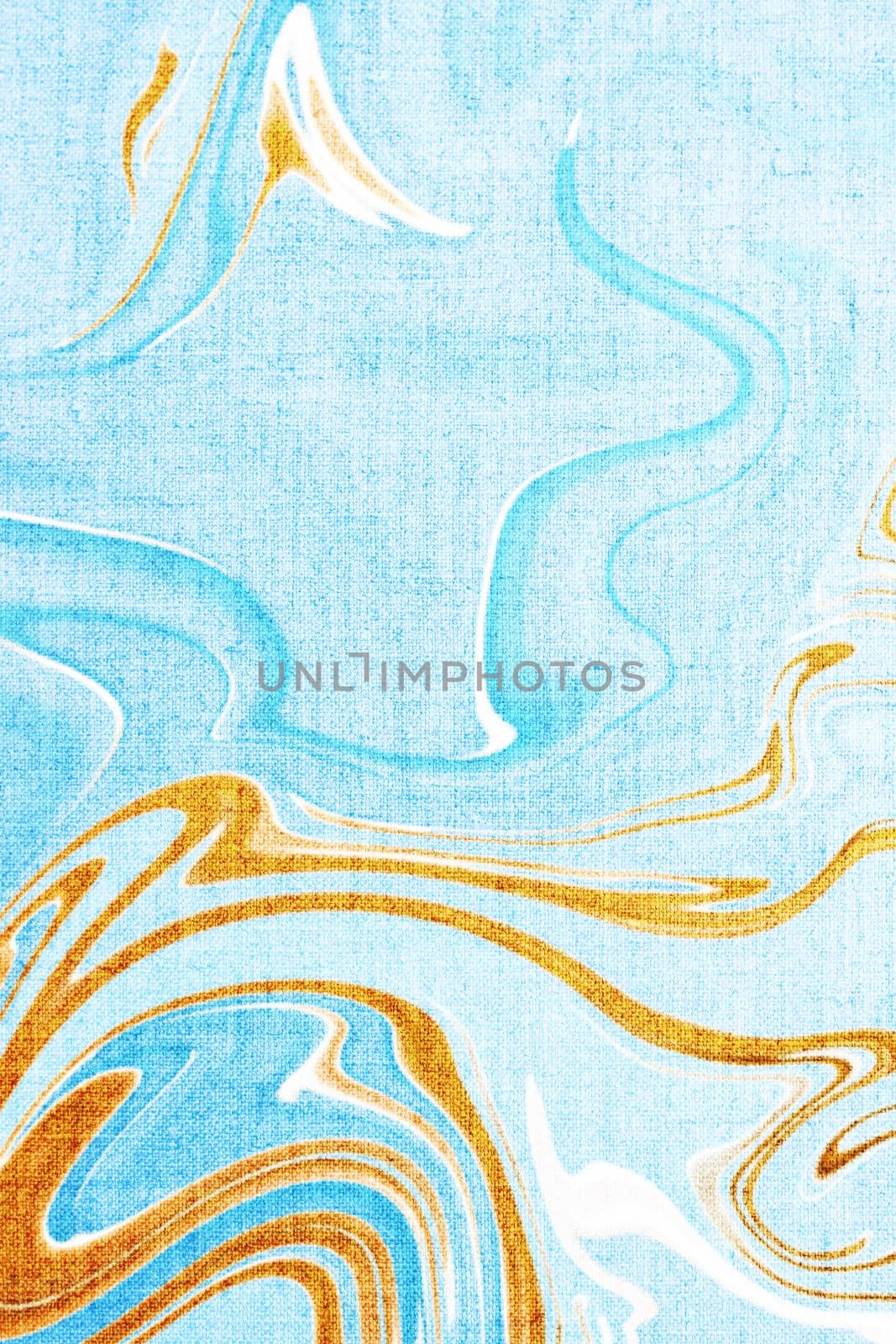 Marble texture textile background, abstract marbling art on canvas by Anneleven