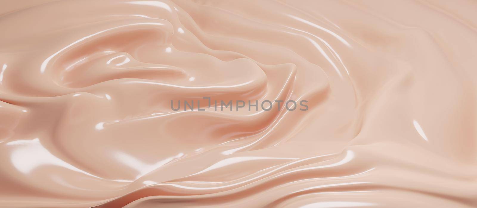 Cosmetic foundation cream texture background 3D render by Myimagine