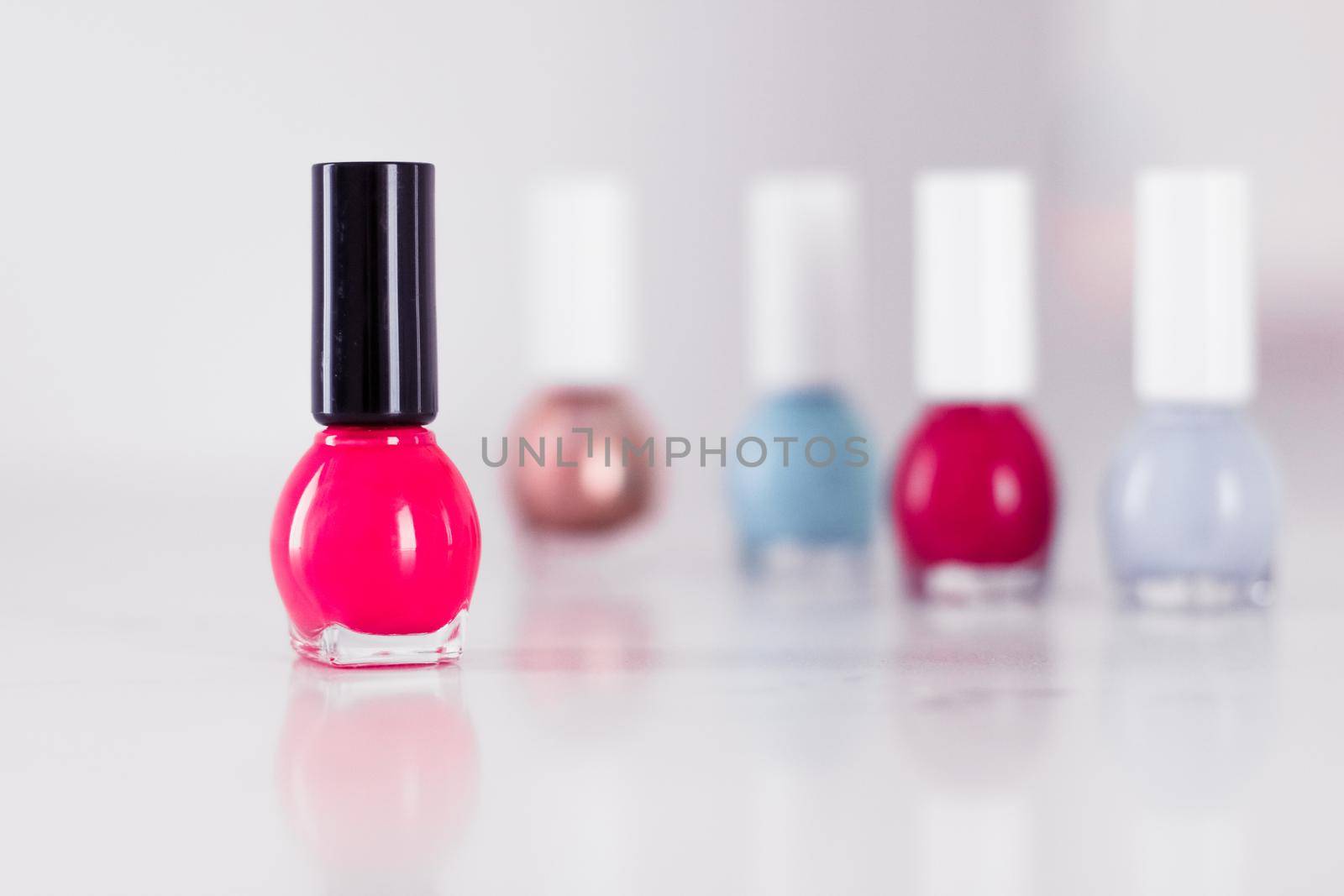 Nail polish bottles, manicure and pedicure collection by Anneleven