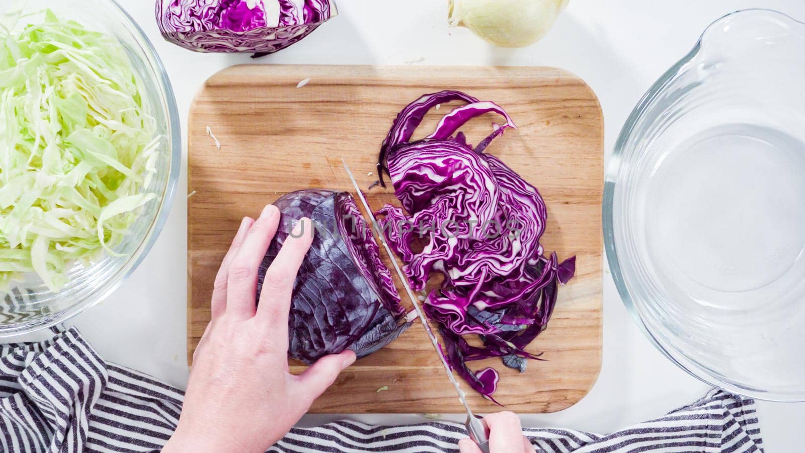 Cutting vegetables by arinahabich