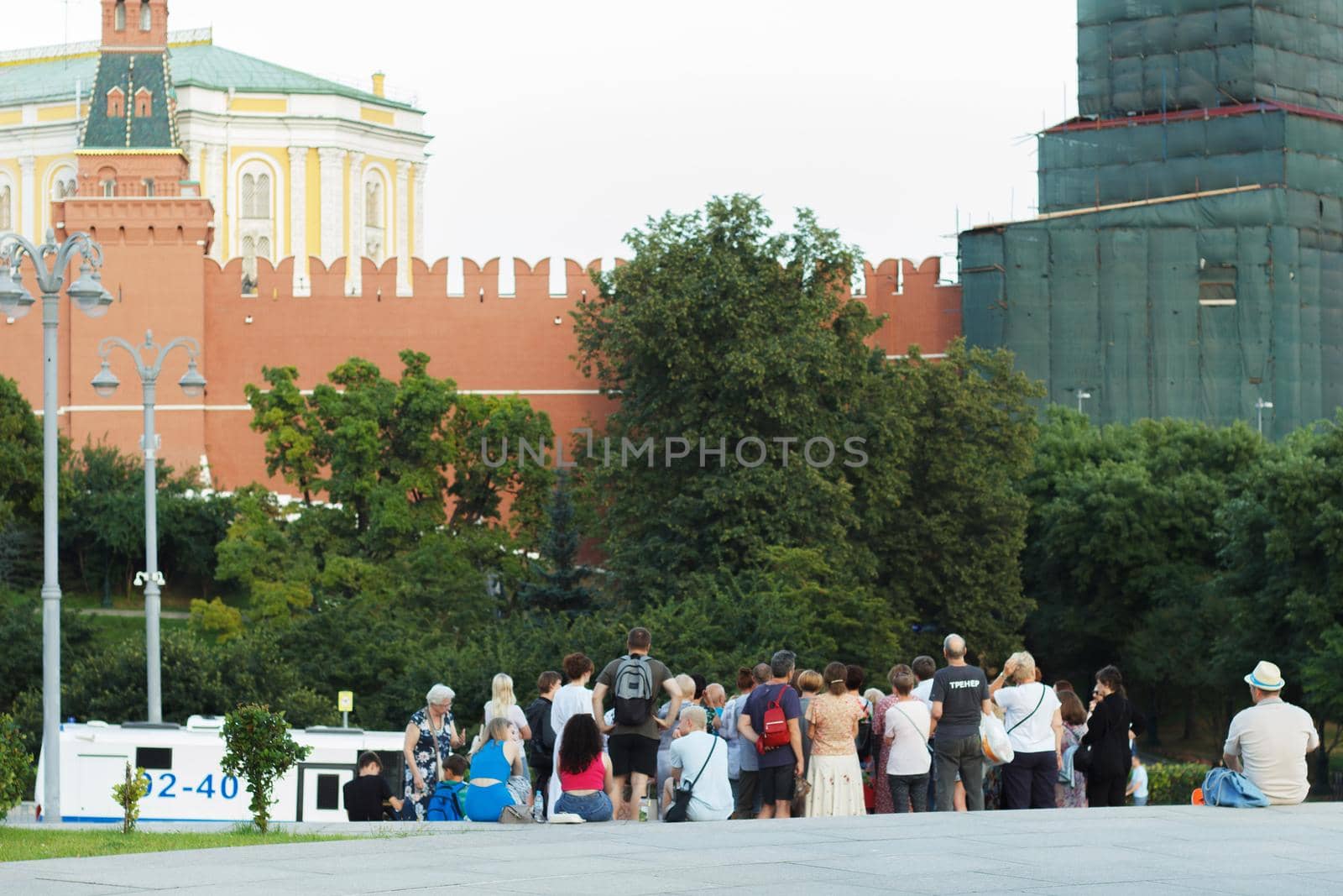 Moscow, Russia, 08.14.2022: Tourists walk around Moscow by lara29