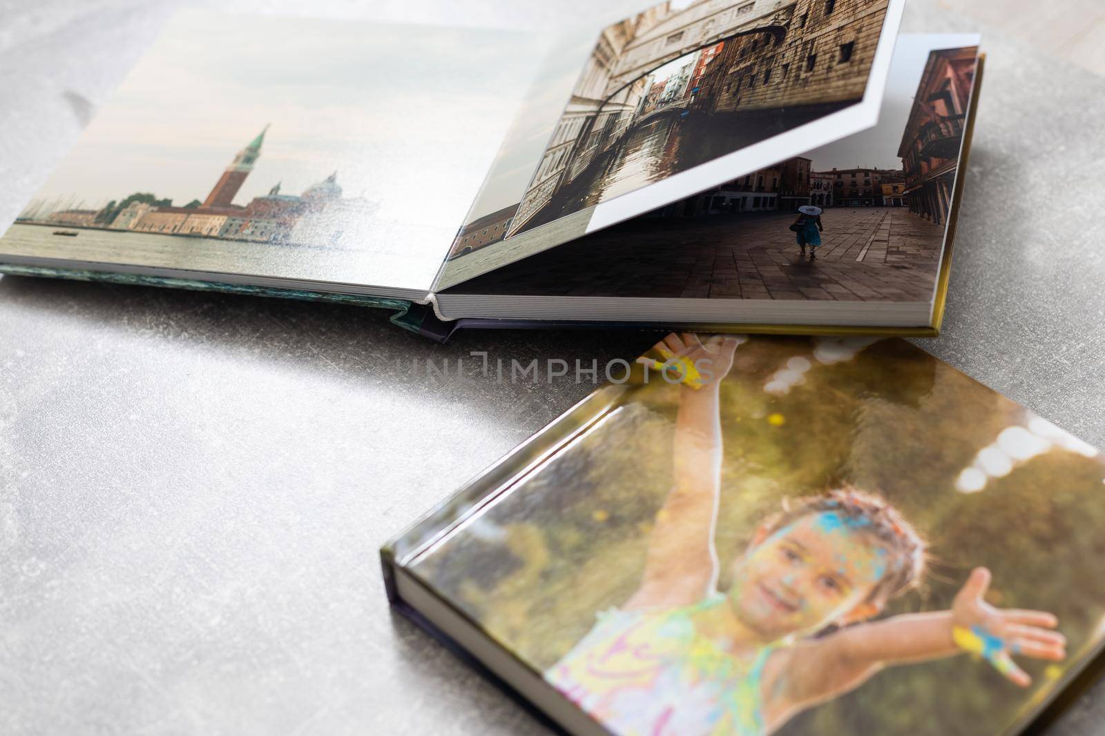 Looking Look At Family Photo Album. Memory Book by Andelov13