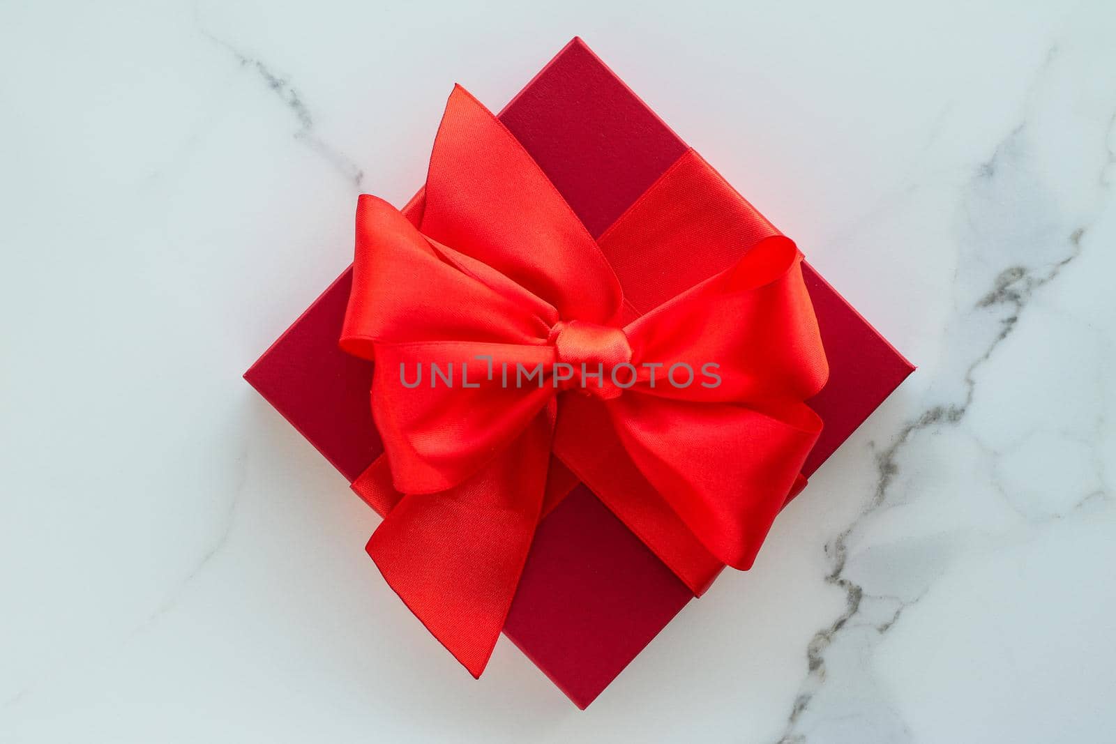 Romantic celebration, lifestyle and birthday present concept - Luxury red holiday gifts on marble