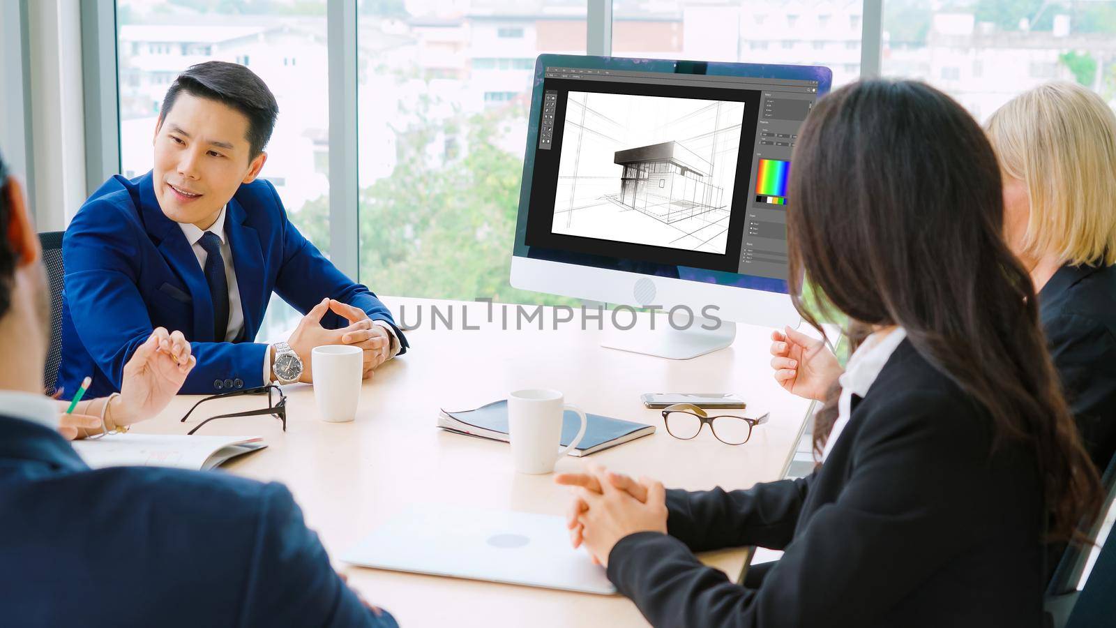 Architectural design modish software application for architect business and professional designer
