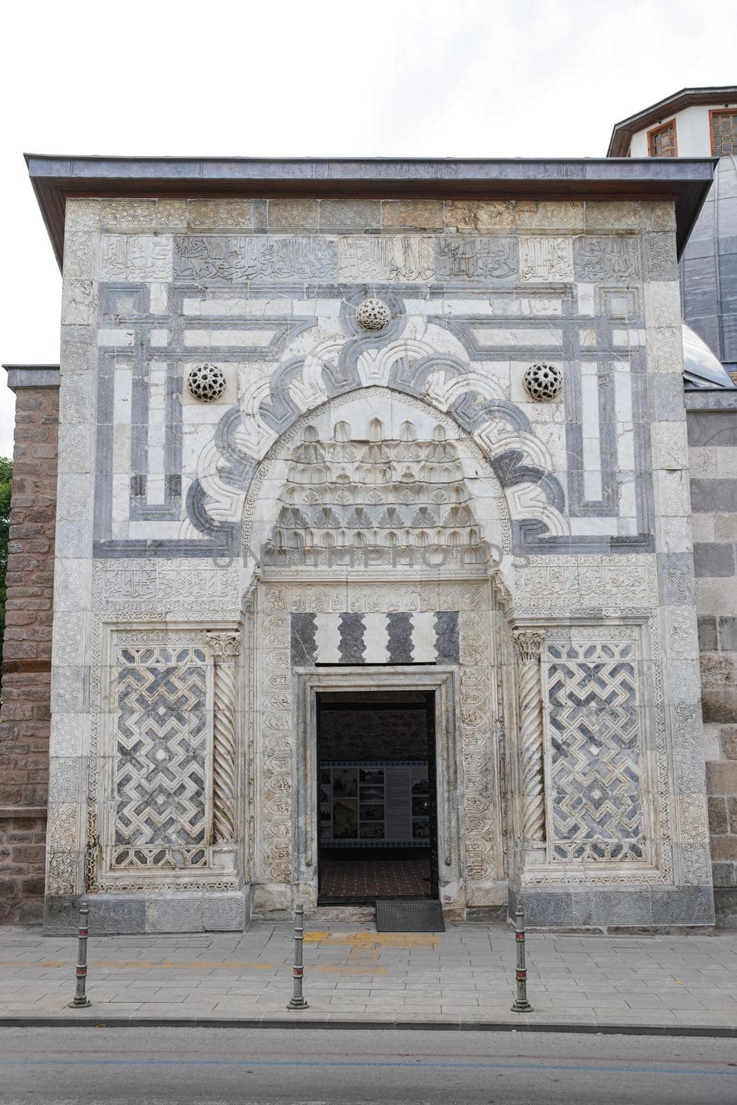 Entrance of Karatay Madrasa in Konya, Turkiye by EvrenKalinbacak