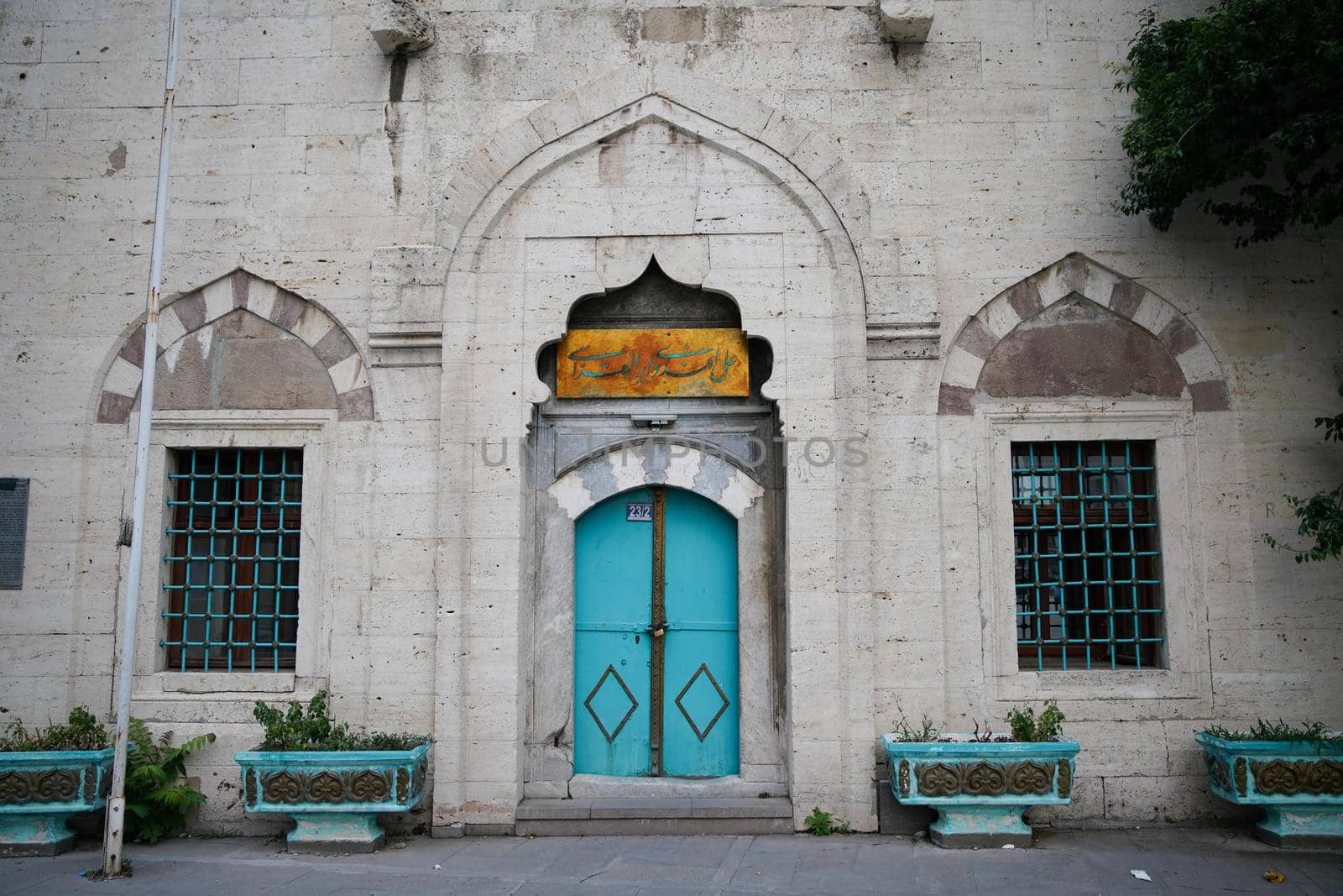 Door of an Old Building in Konya City, Turkiye