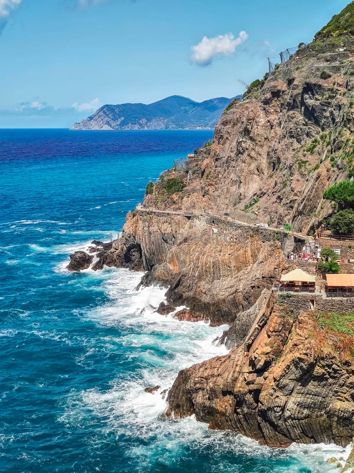Italy, Ligurian maritime landscape, the famous five lands, travel reportage
