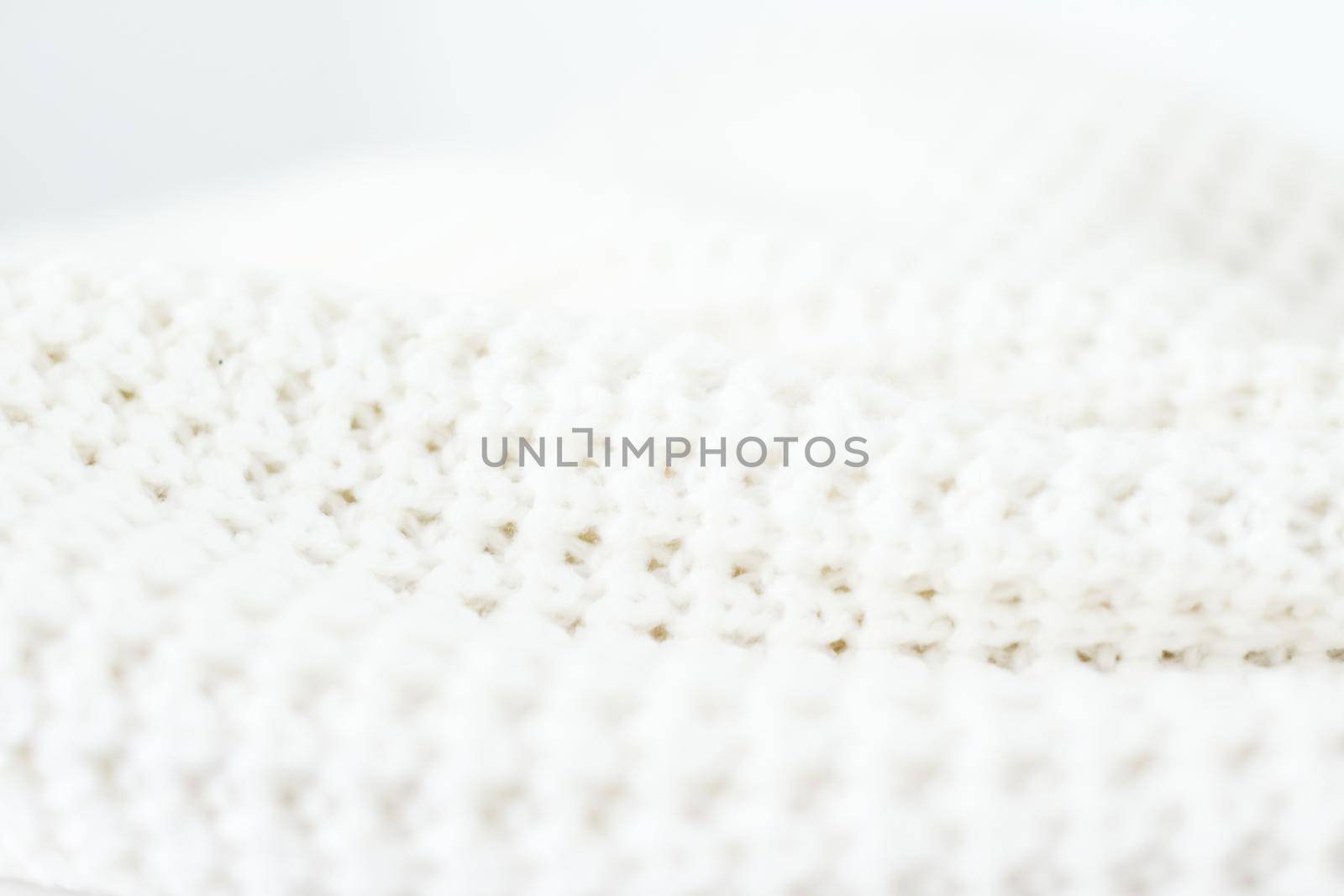 Warm knitted clothes, soft and white by Anneleven
