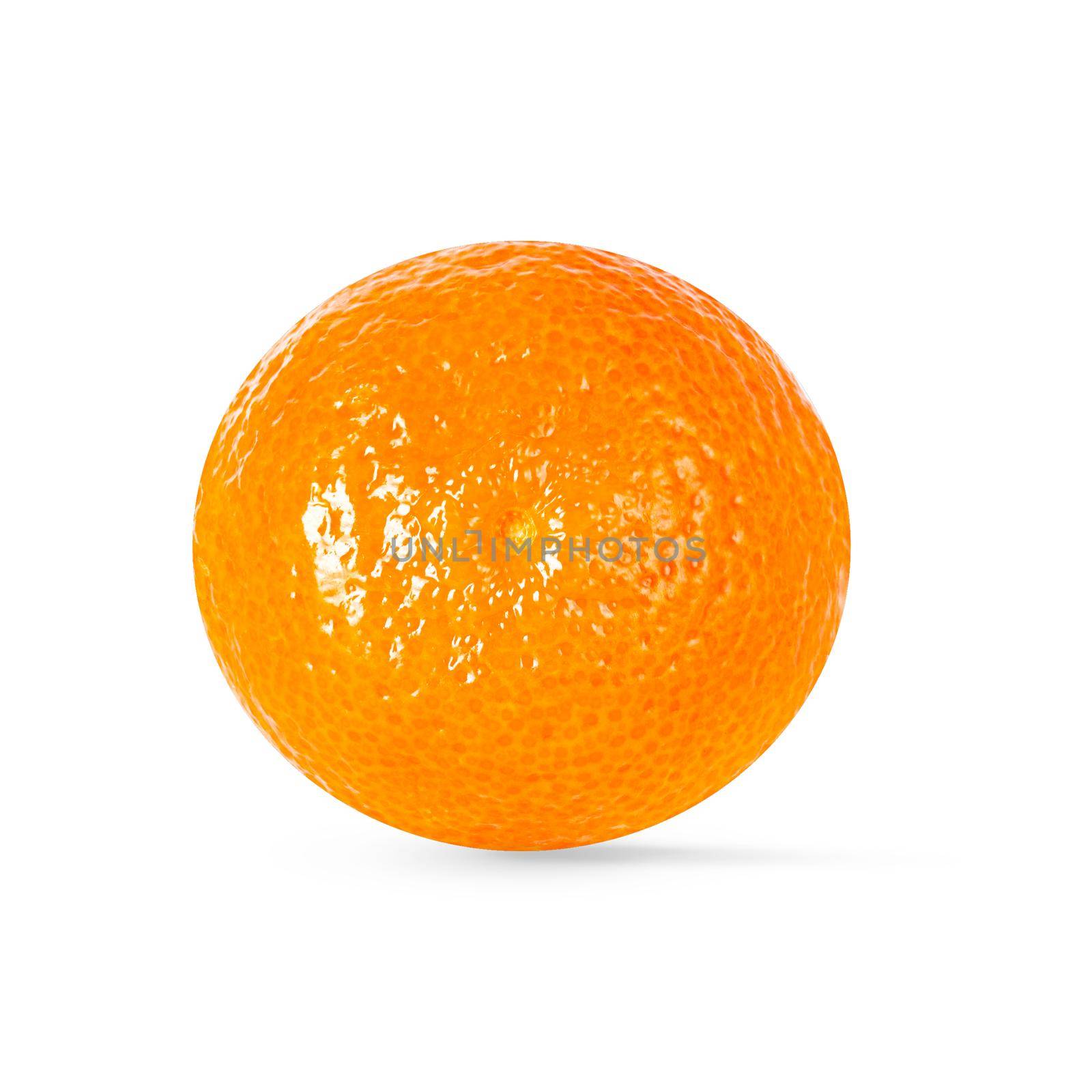 Mandarin or clementine isolated on white background by Ciorba