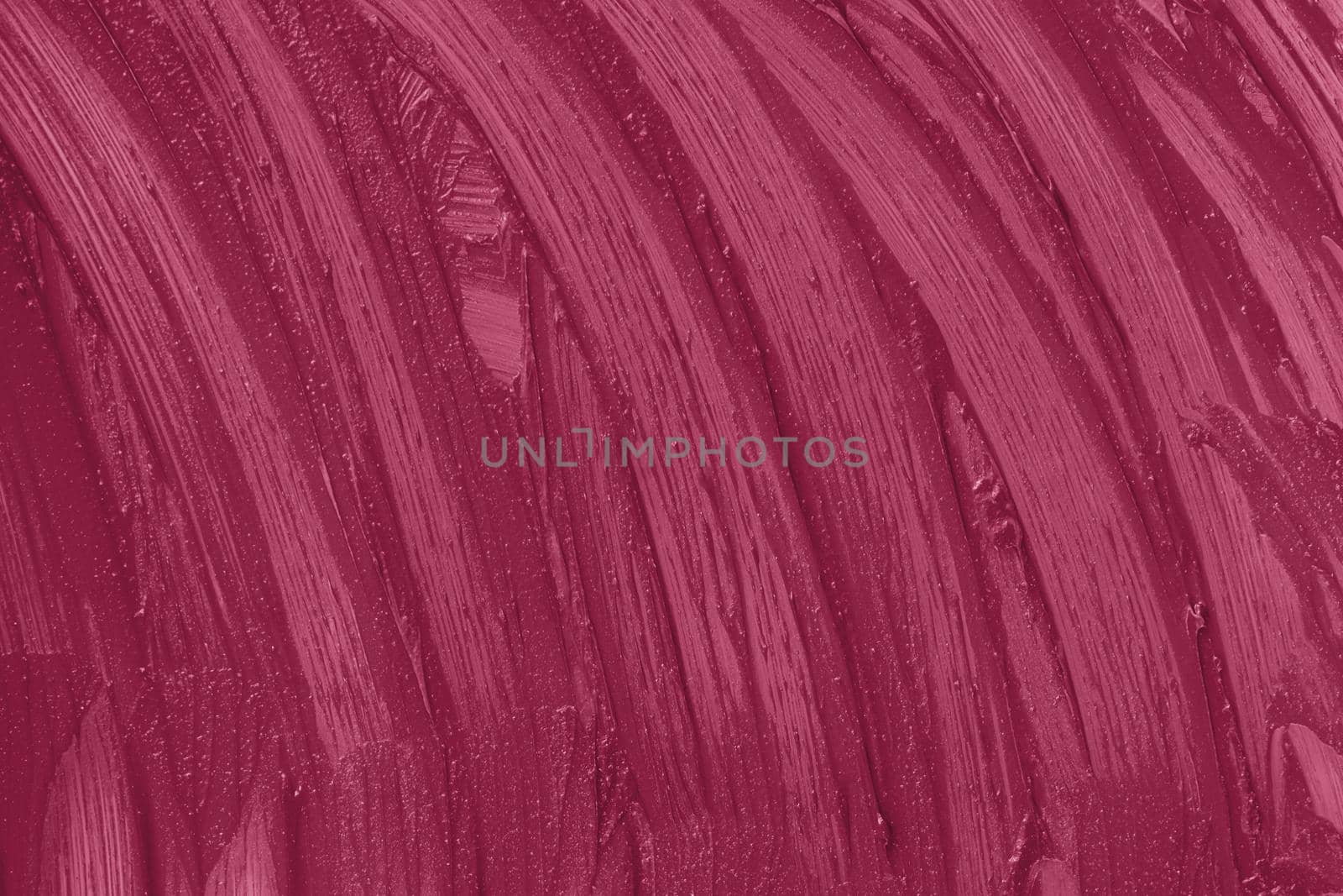 Purple cosmetics smear pattern background. Liquid lipstick cosmetic. Marsala beauty product sample closeup. Pink swatch matt backdrop. Makeup creamy texture. by photolime