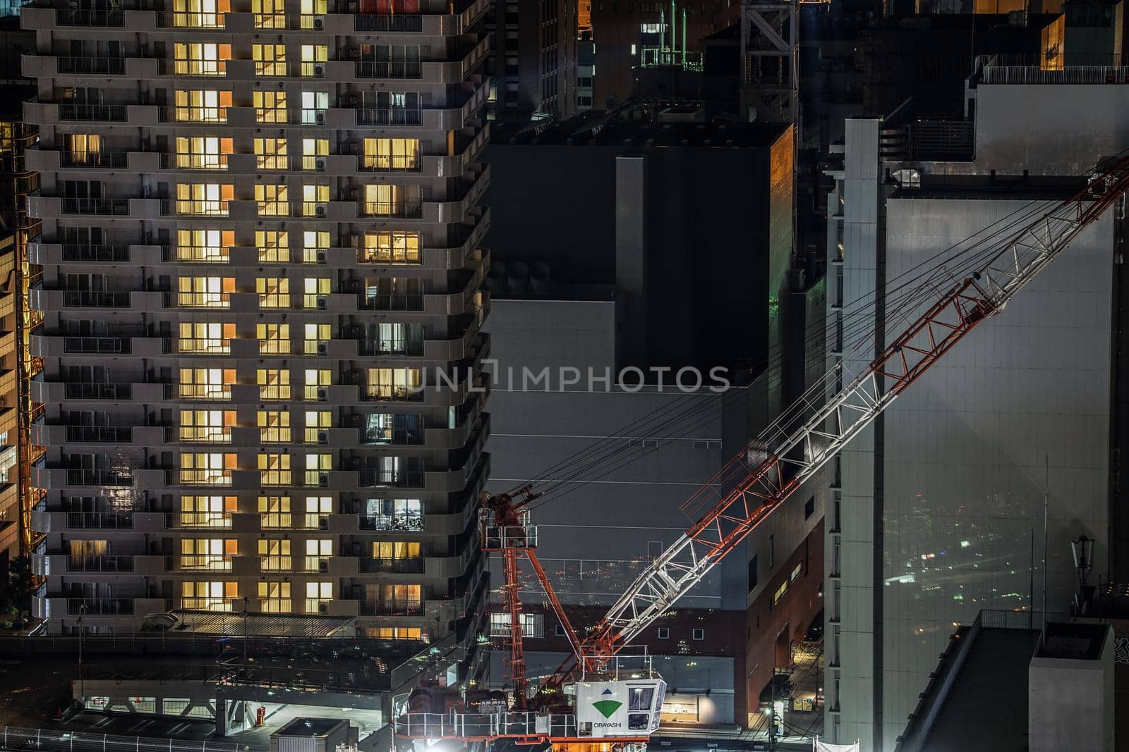Yokohama cityscape seen from Yokohama Marine Tower. Shooting Location: Yokohama-city kanagawa prefecture