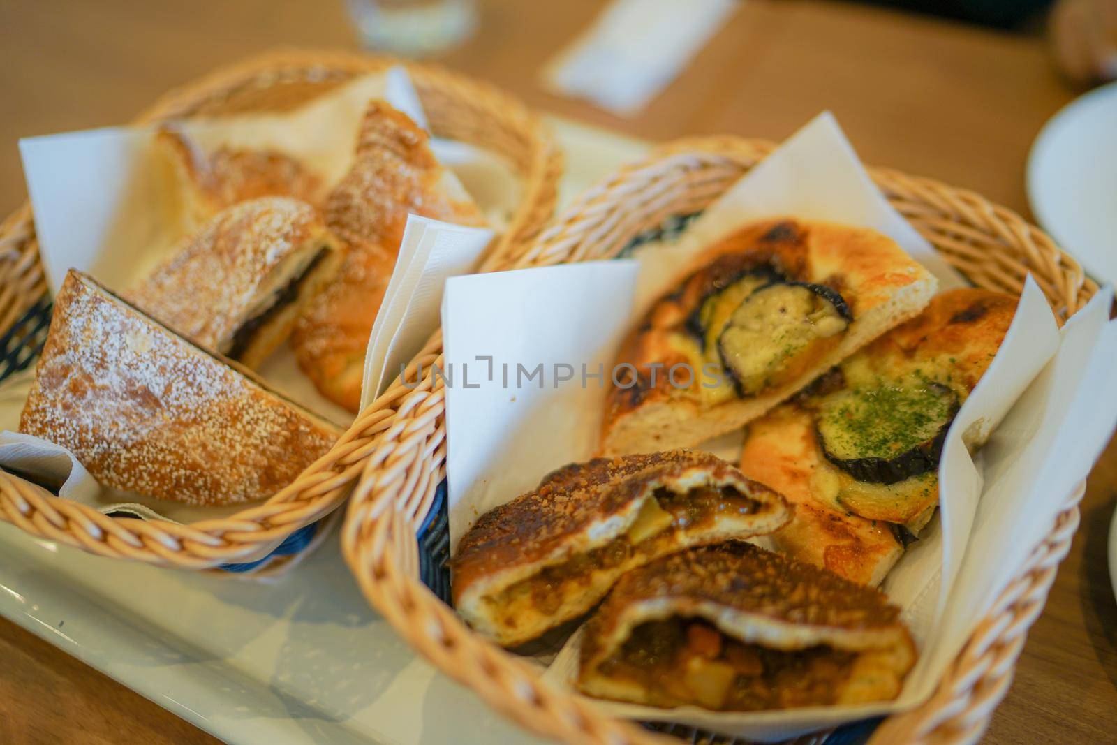 Many side dish bread. Shooting Location: Yokohama-city kanagawa prefecture