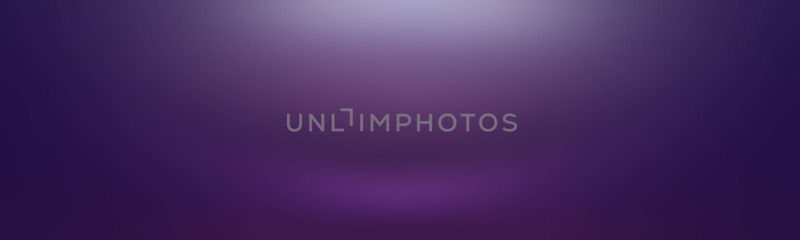 Studio Background Concept - abstract empty light gradient purple studio room background for product. Plain Studio background. by Benzoix