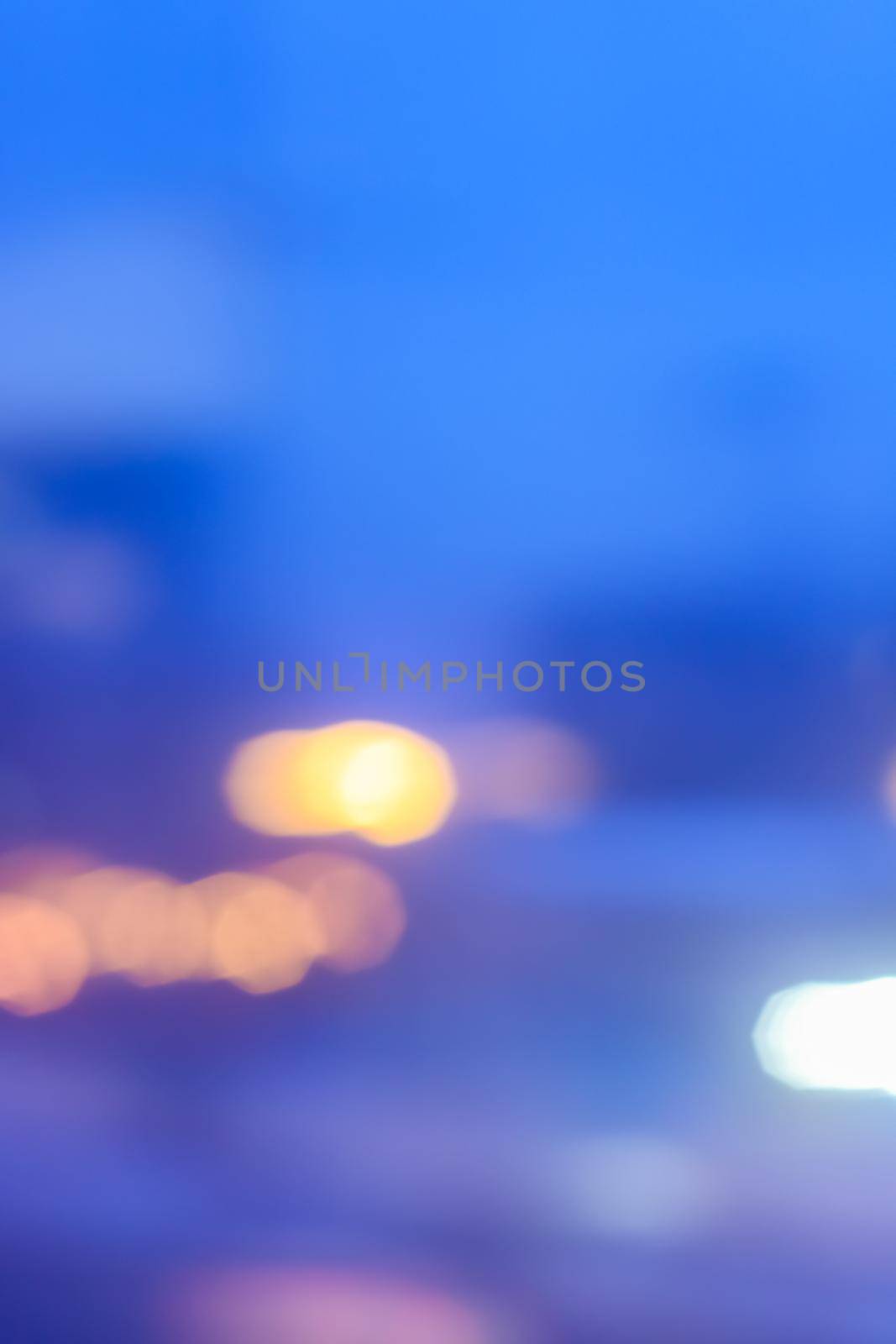 Abstract background, defocused textures and modern design concept - Evening city lights in motion