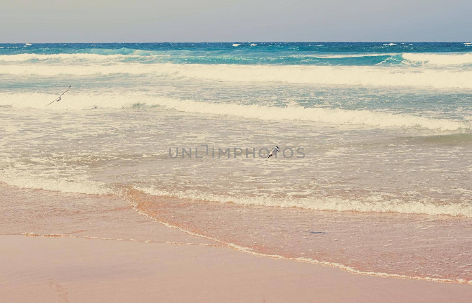 Coastal art print, holiday destination and travel concept - Atlantic ocean coast in Europe