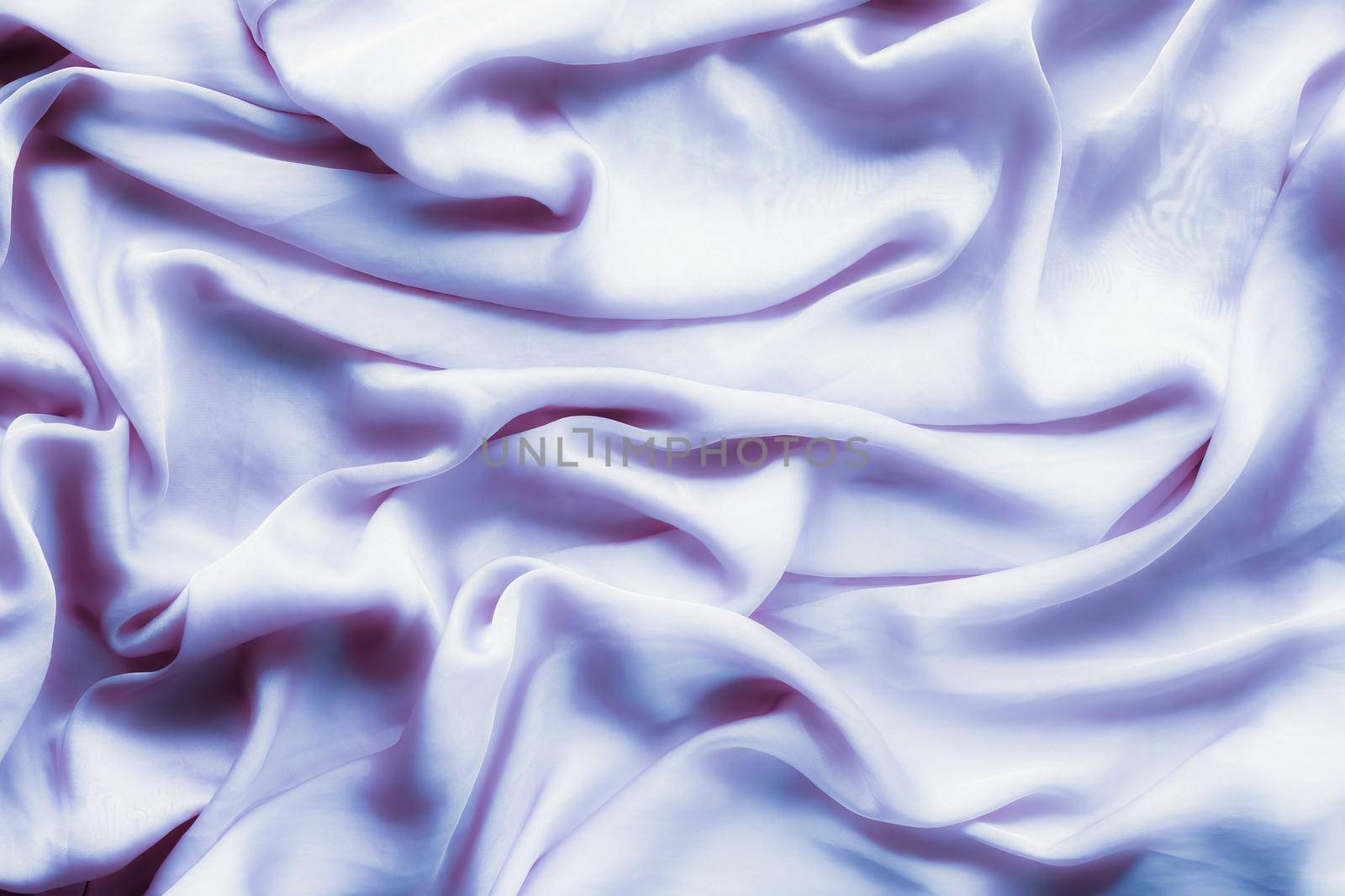 Purple soft silk texture, flatlay background by Anneleven