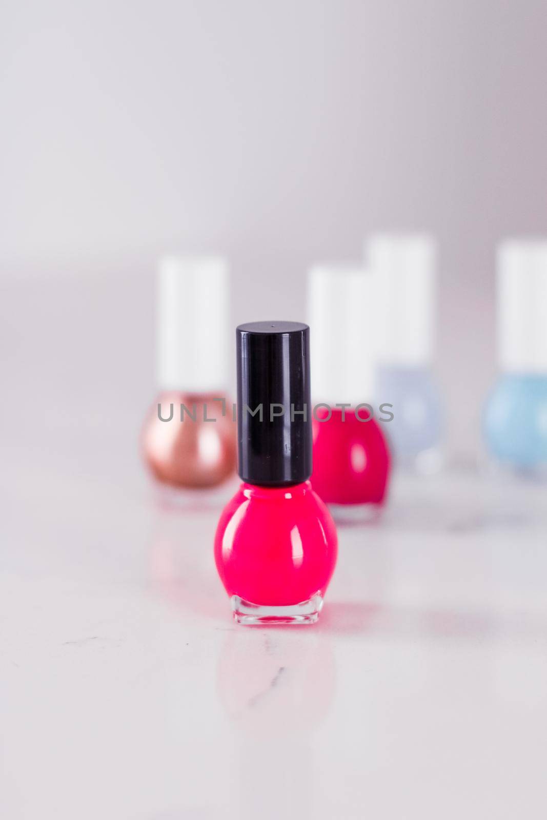 Nail polish bottles, manicure and pedicure collection by Anneleven