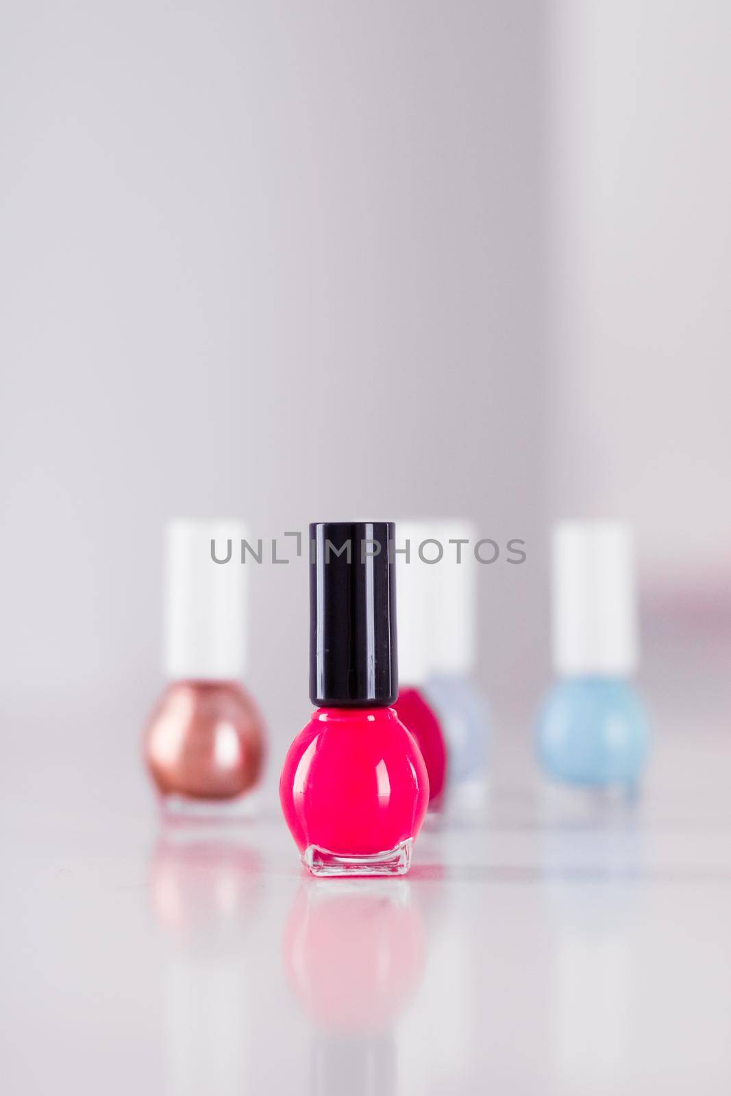 Nail polish bottles, manicure and pedicure collection by Anneleven