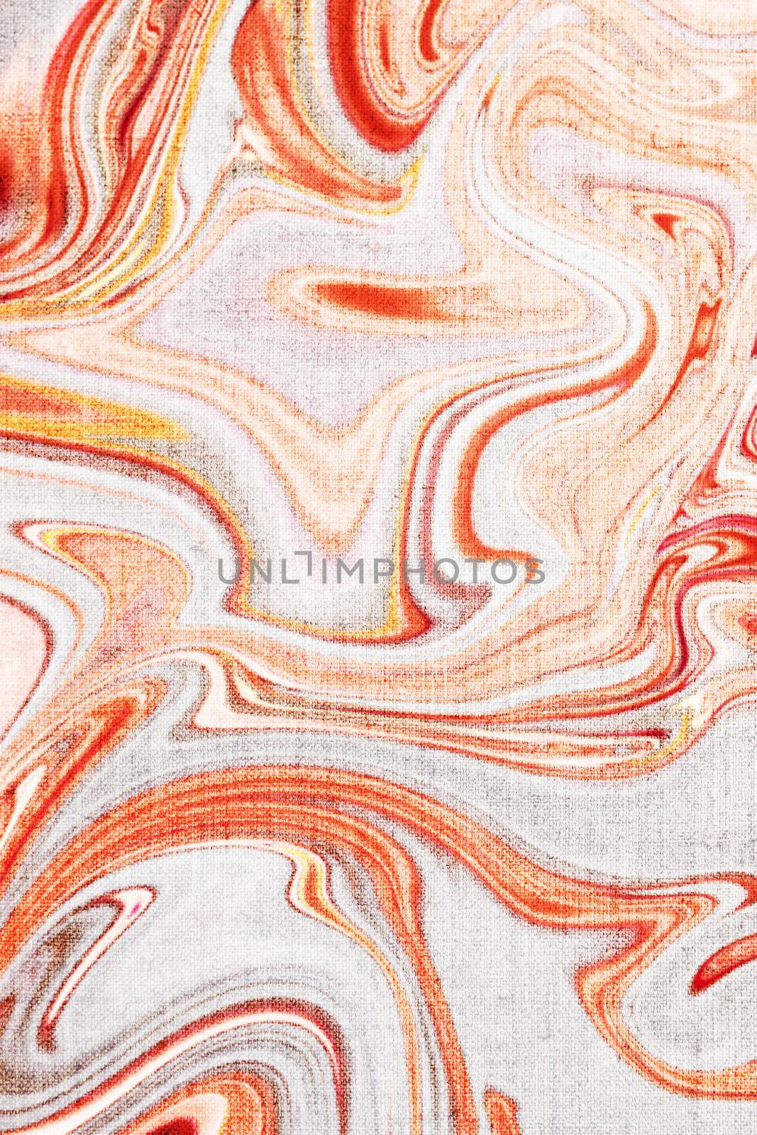 Marble texture textile background, abstract marbling art on canvas by Anneleven