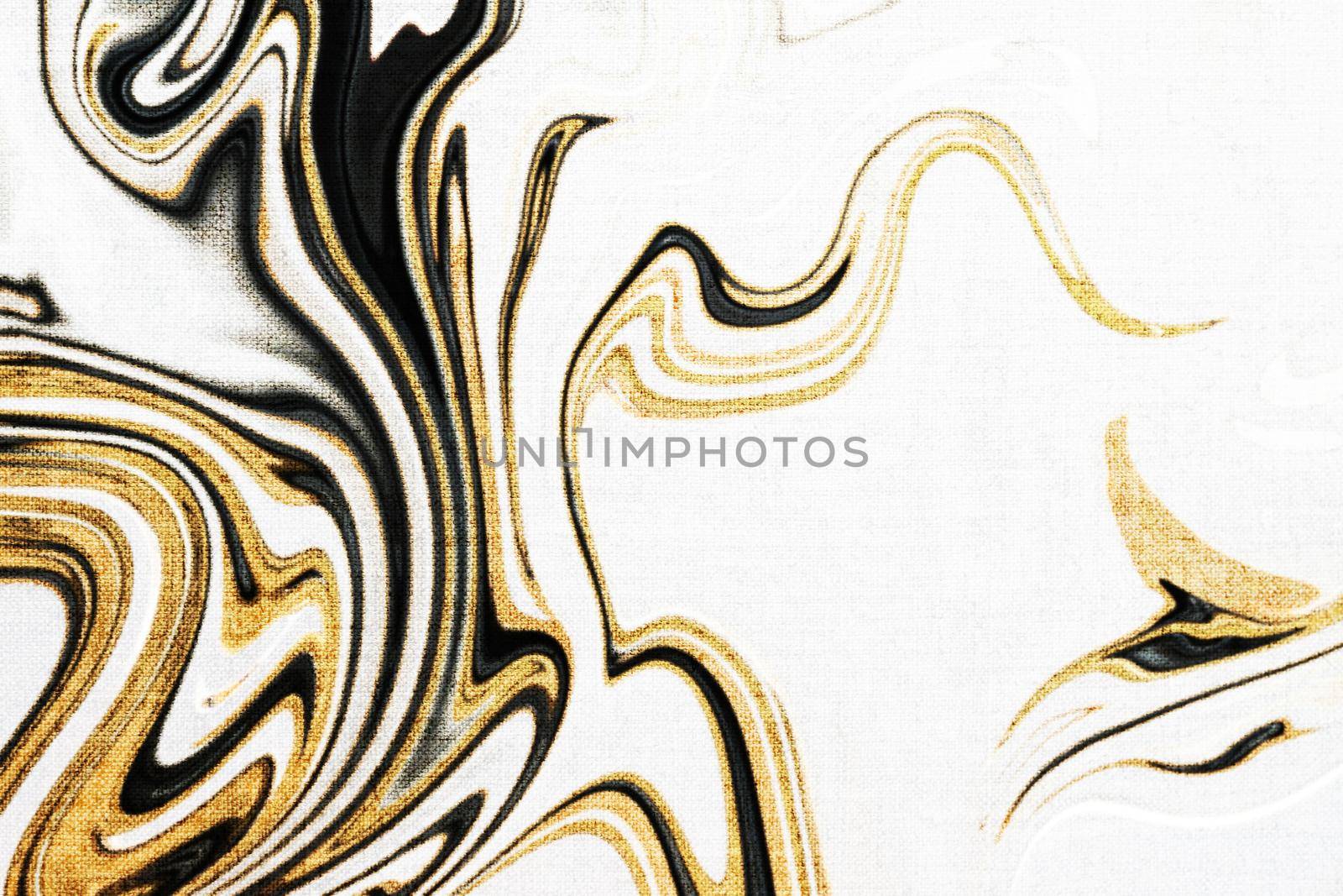 Marble texture textile background, abstract marbling art on canvas by Anneleven