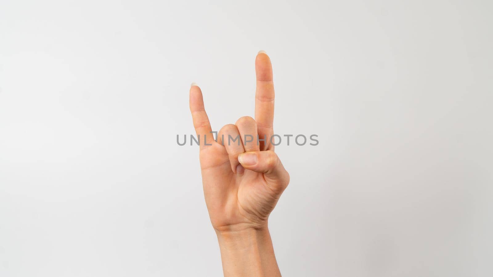 sign language of the deaf and dumb, phrase - rock and roll, rock on by voktybre