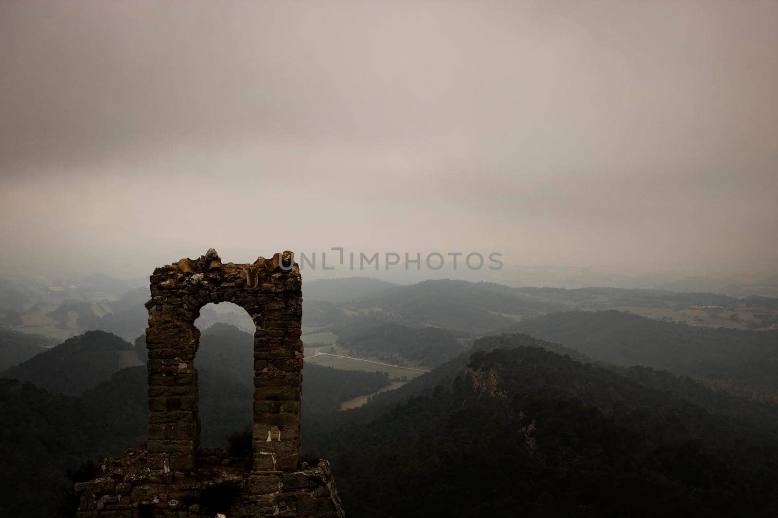 Ruined Queralt castle by ValentimePix