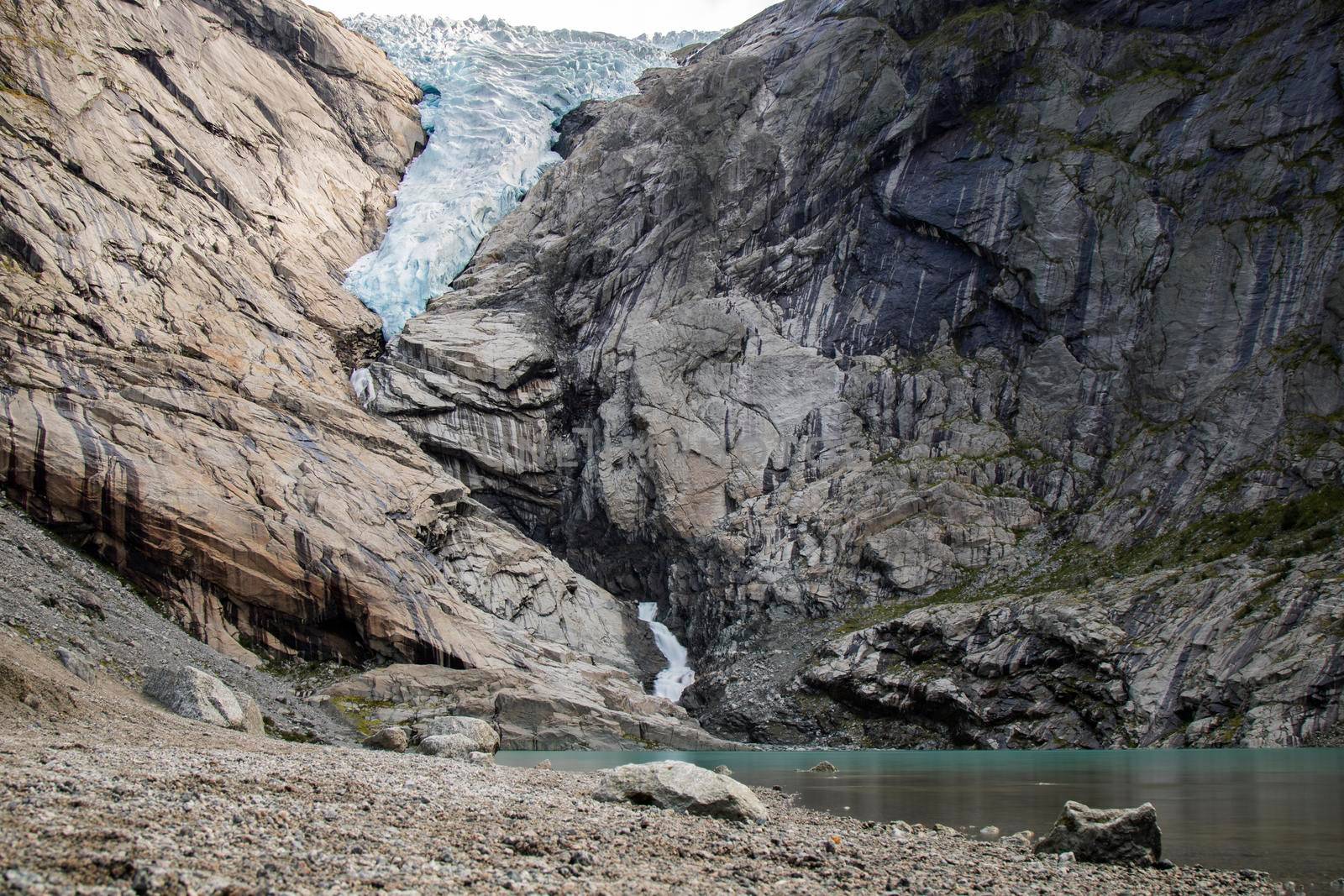 Briksdal glacier long exposure by ValentimePix