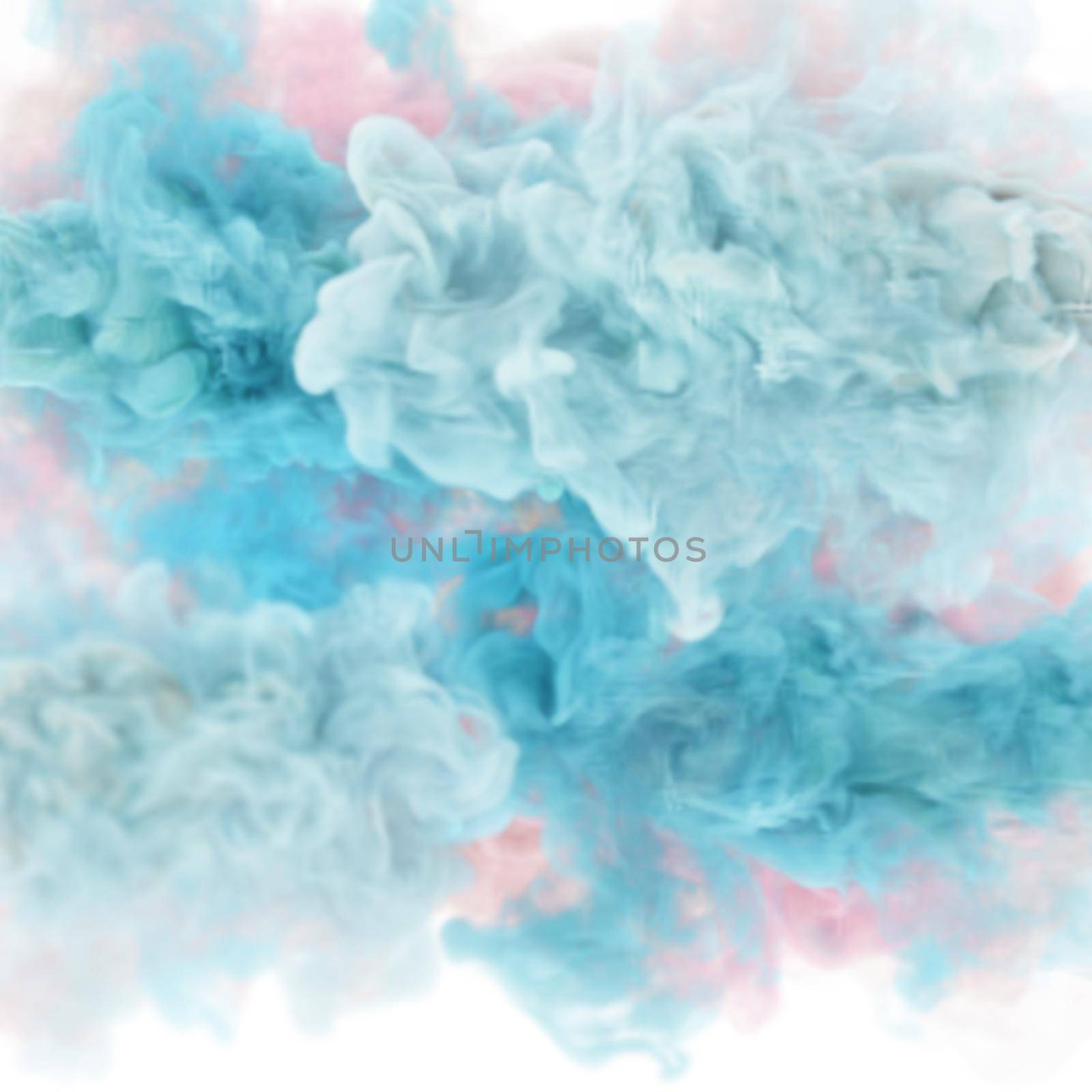 Heaven pastel color puffs of smoke. 3D render abstract fog background by Xeniasnowstorm